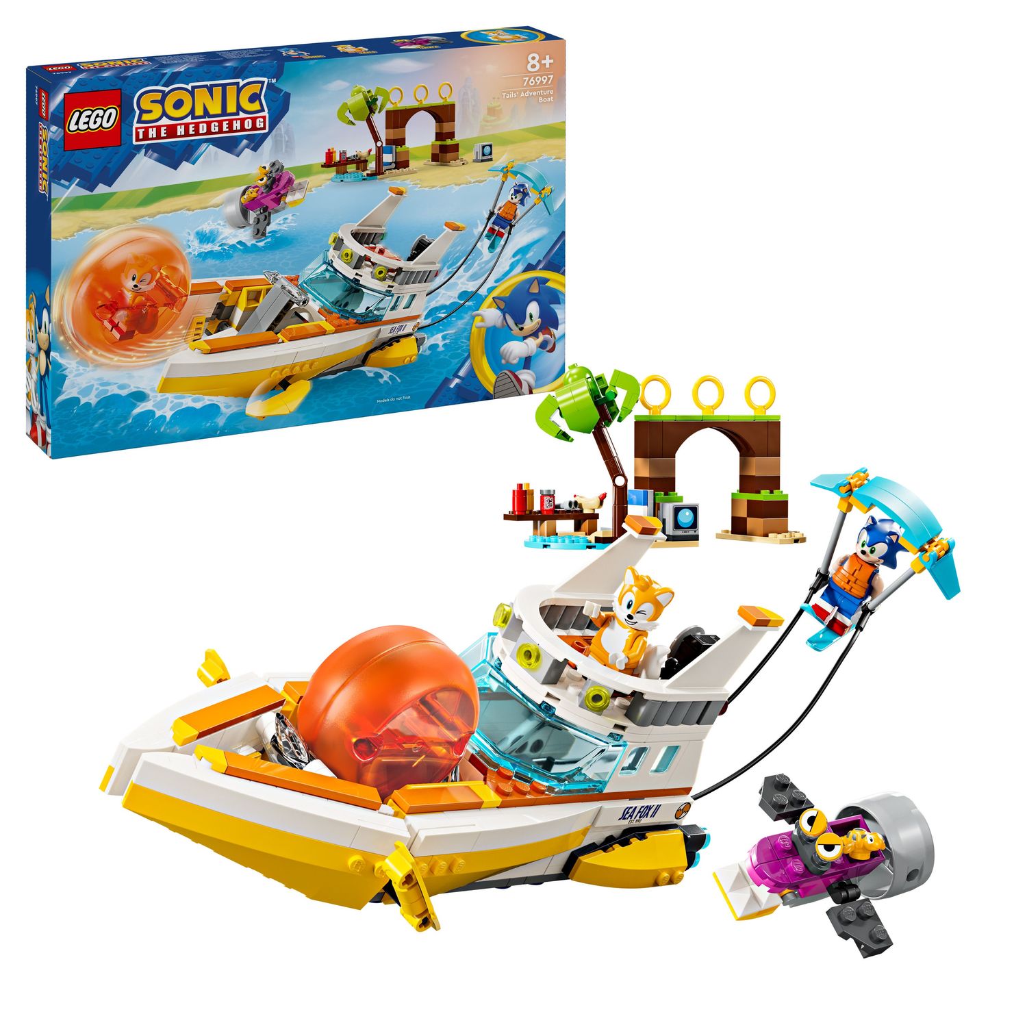 LEGO&reg; Sonic the Hedgehog&trade; Tails&lsquo; Abenteuerboot - Bild 1