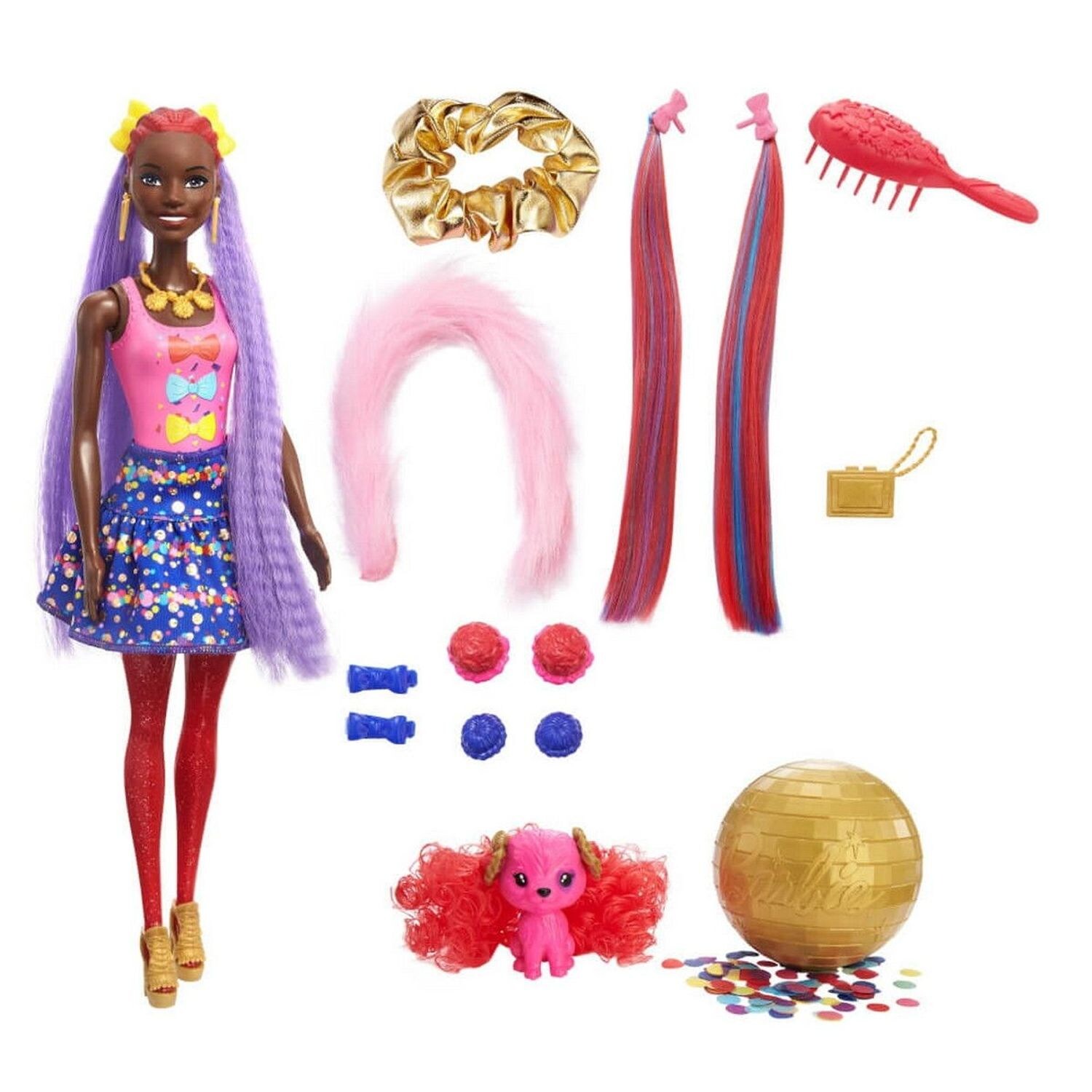 Barbie Color Reveal Hair Feature Bows