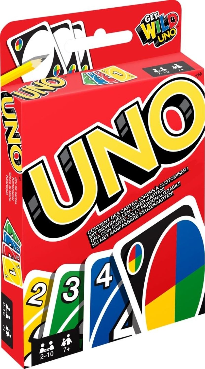 Mattel Games Mattel W2087 UNO (Kartenspiel), 2-10 Spieler, ca. 30-60 min, ab 7 Jahre - Bild 1