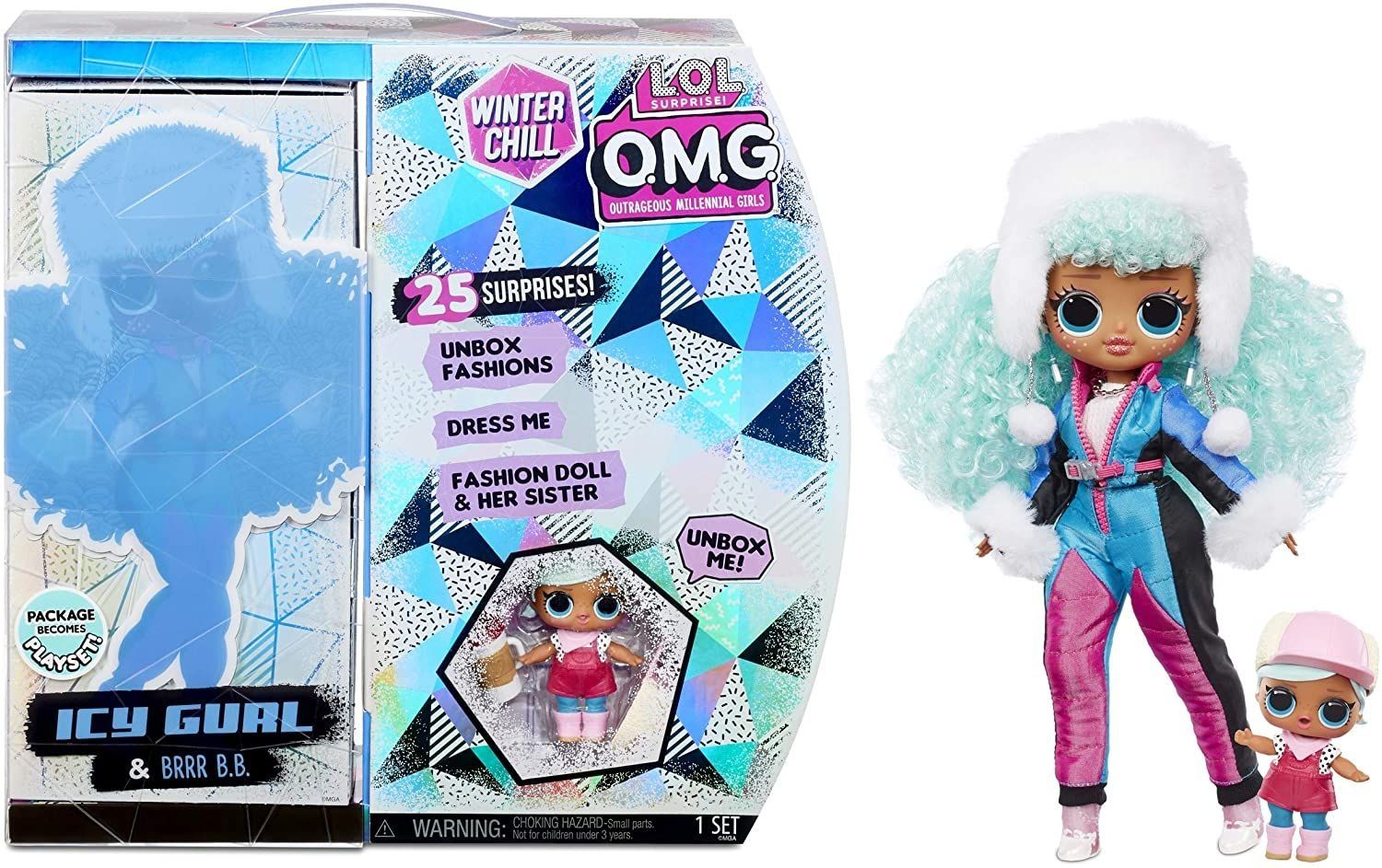 L.O.L. SURPRISE! L.O.L Winter Chill ICY Gurl & Brrr BB Puppe - Bild 1