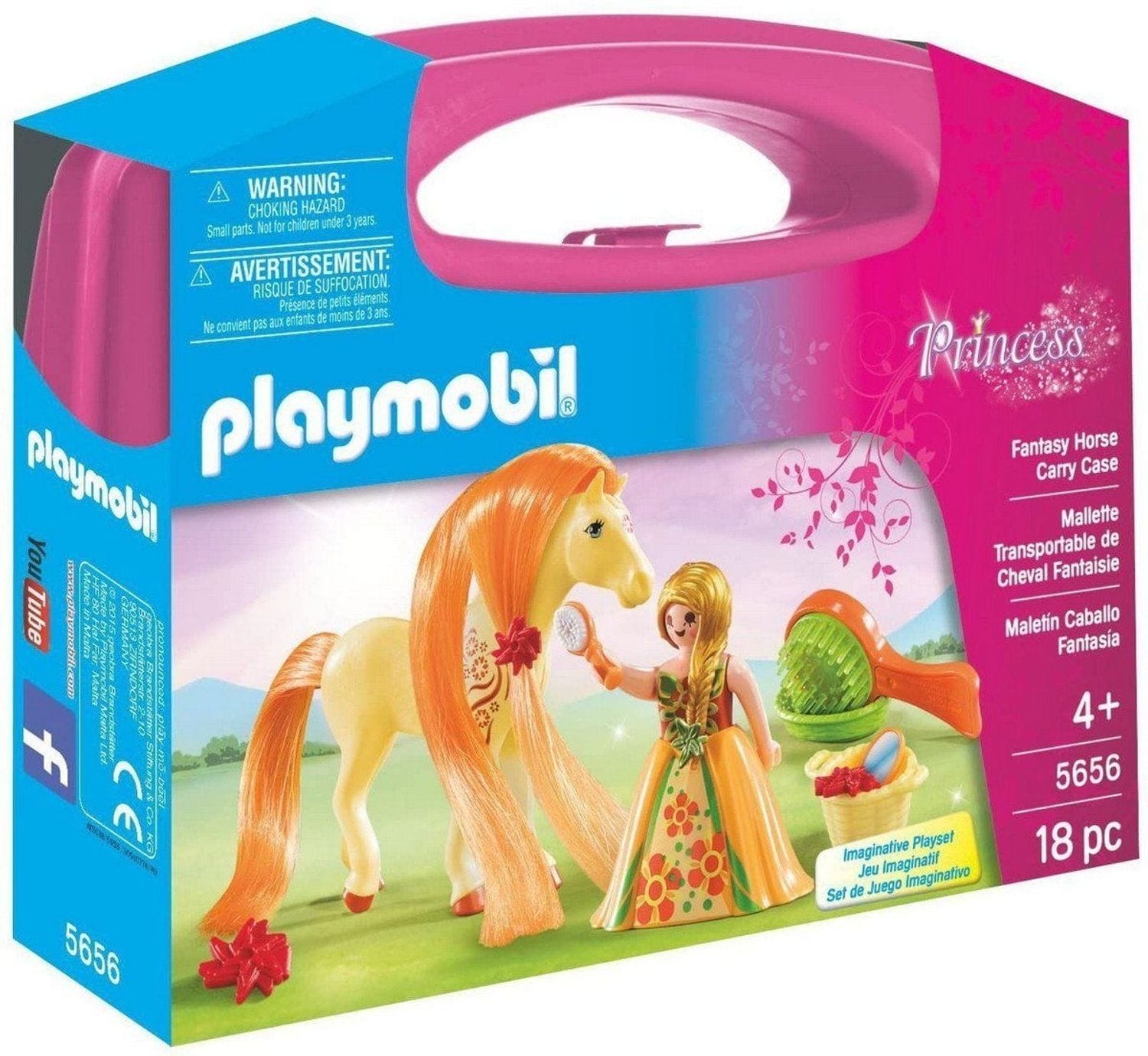 Playmobil Gro&szlig;er Spielekoffer mit bezauberndem Pferd + Prinzessinfigur - Bild 1