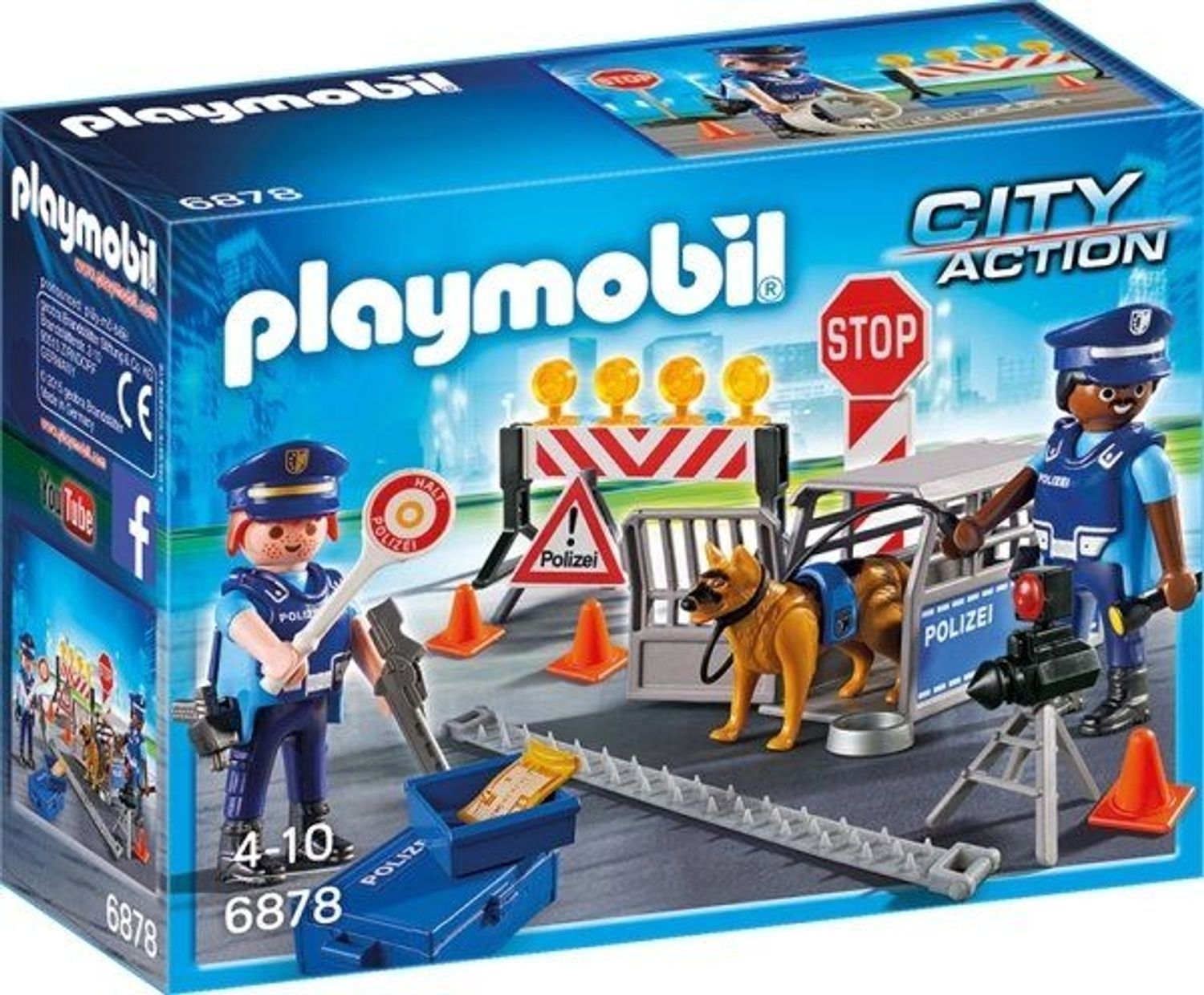 Playmobil Polizei-Stra&szlig;ensperre - Bild 1