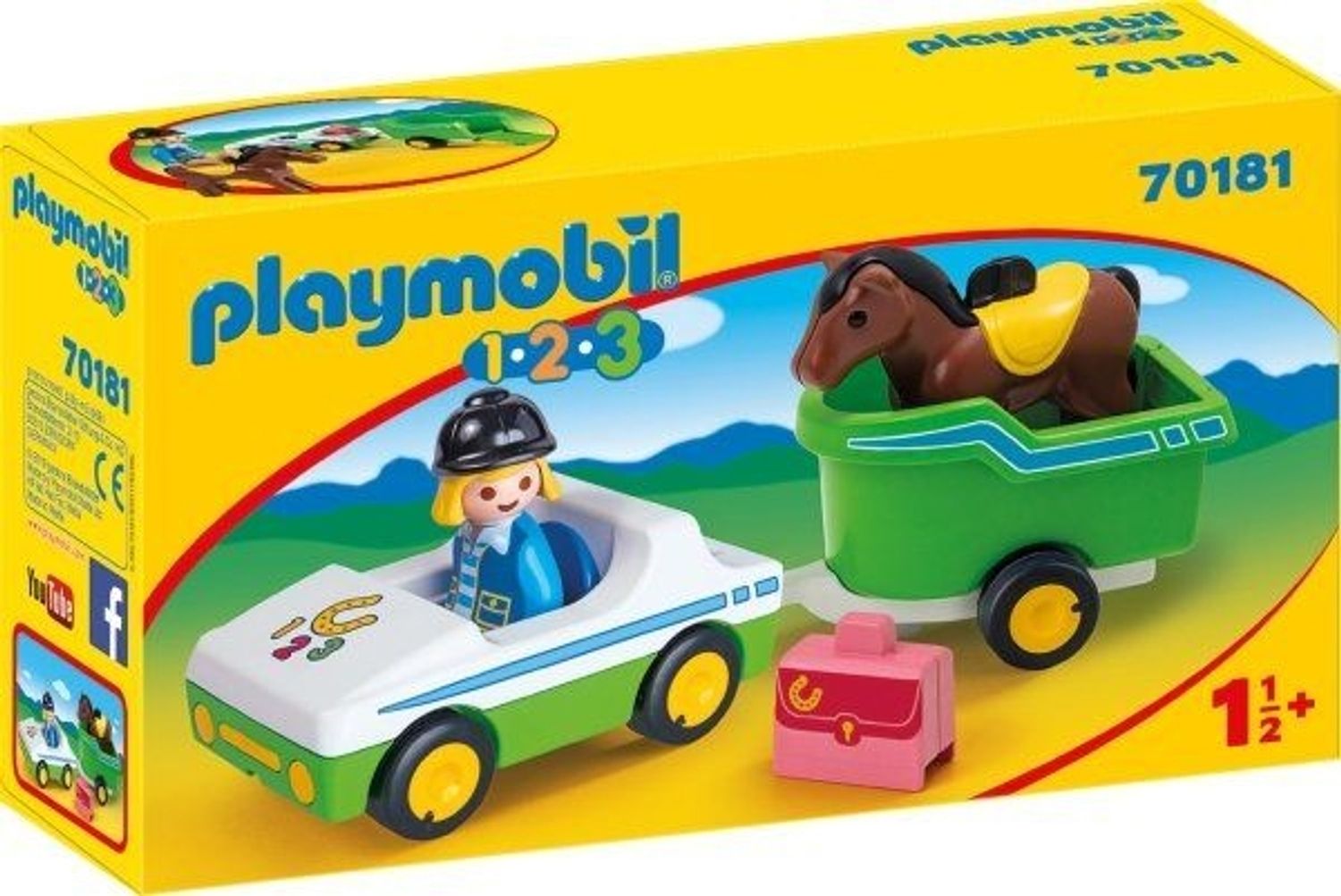 Playmobil PKW mit Pferdeanh&auml;nger - Bild 1