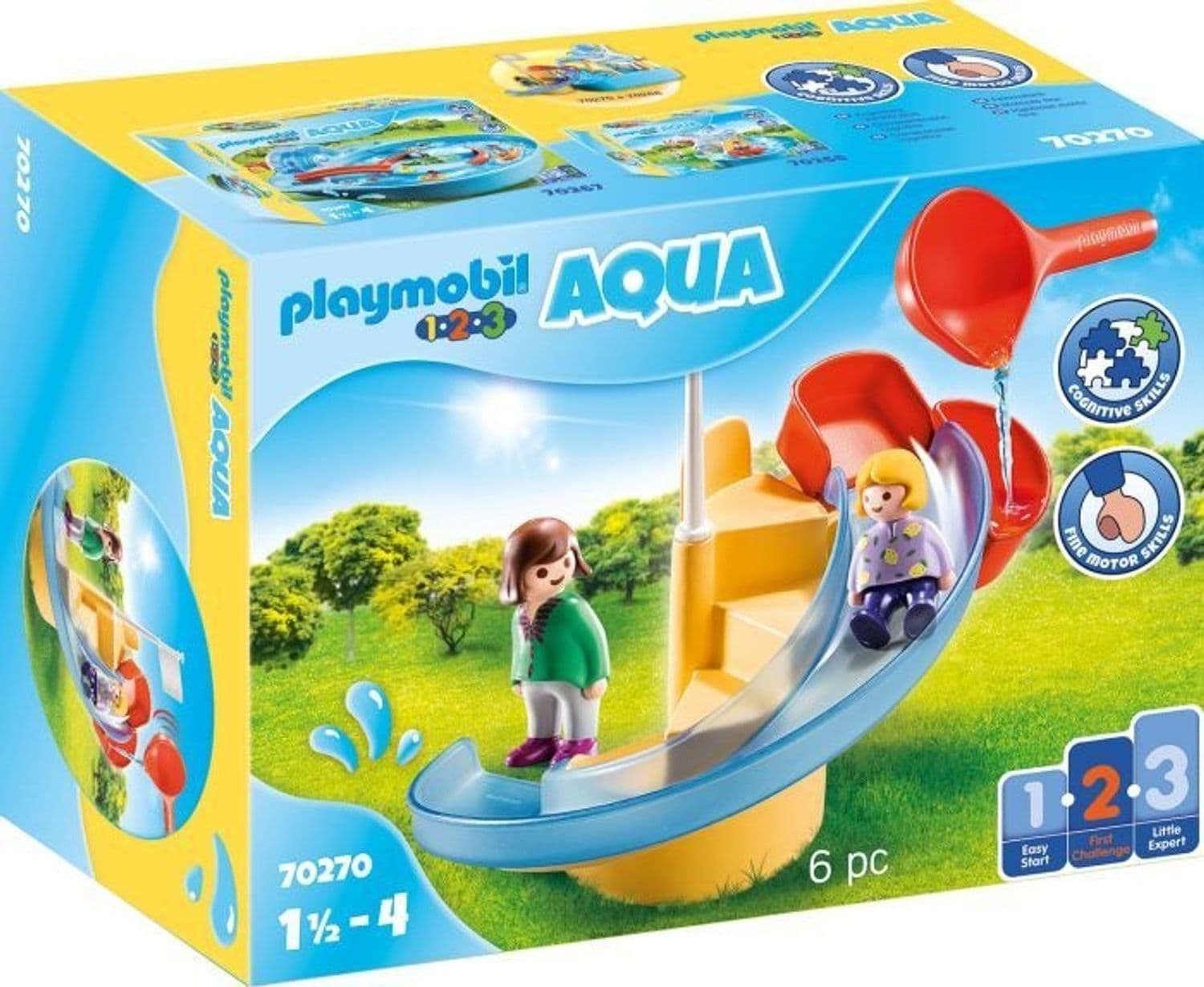 Playmobil 1.2.3 Wasserrutsche - Bild 1