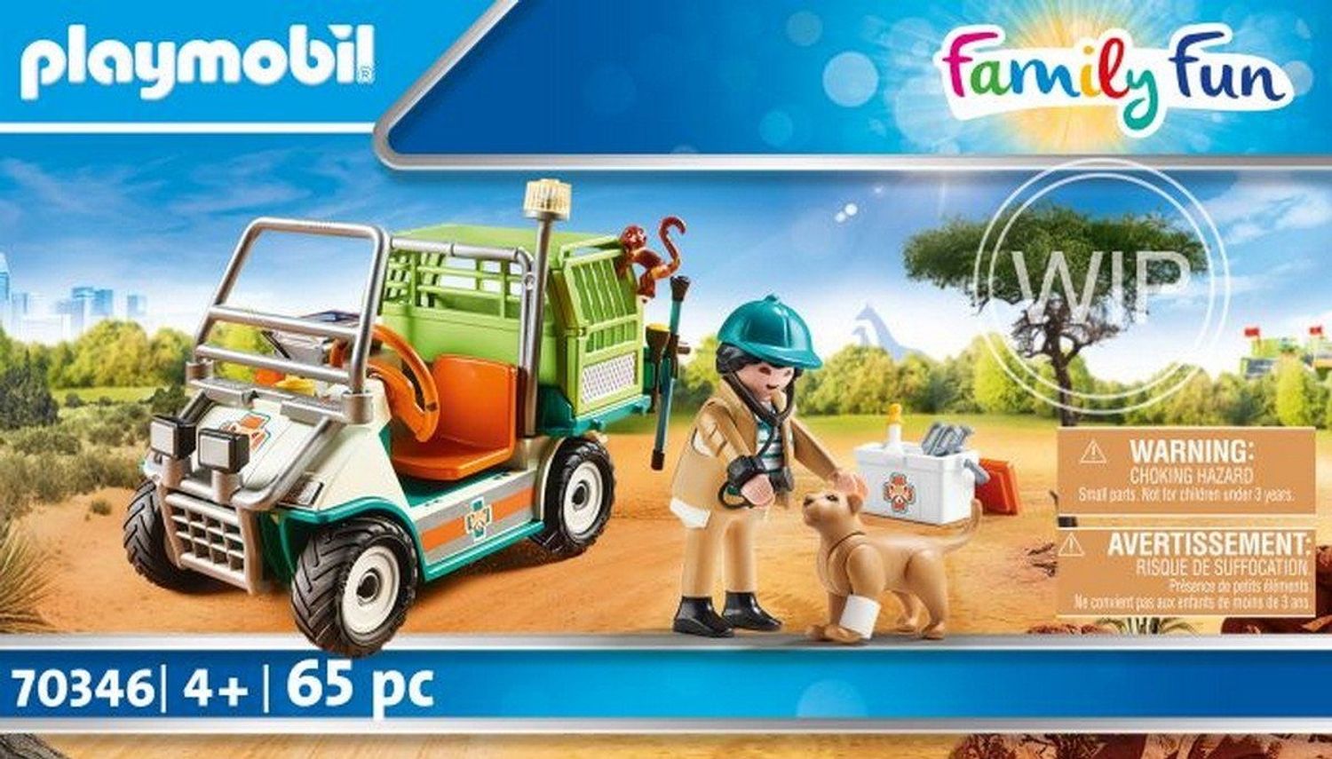 Playmobil Zoo-Tierarzt mit Fahrzeug - Bild 1