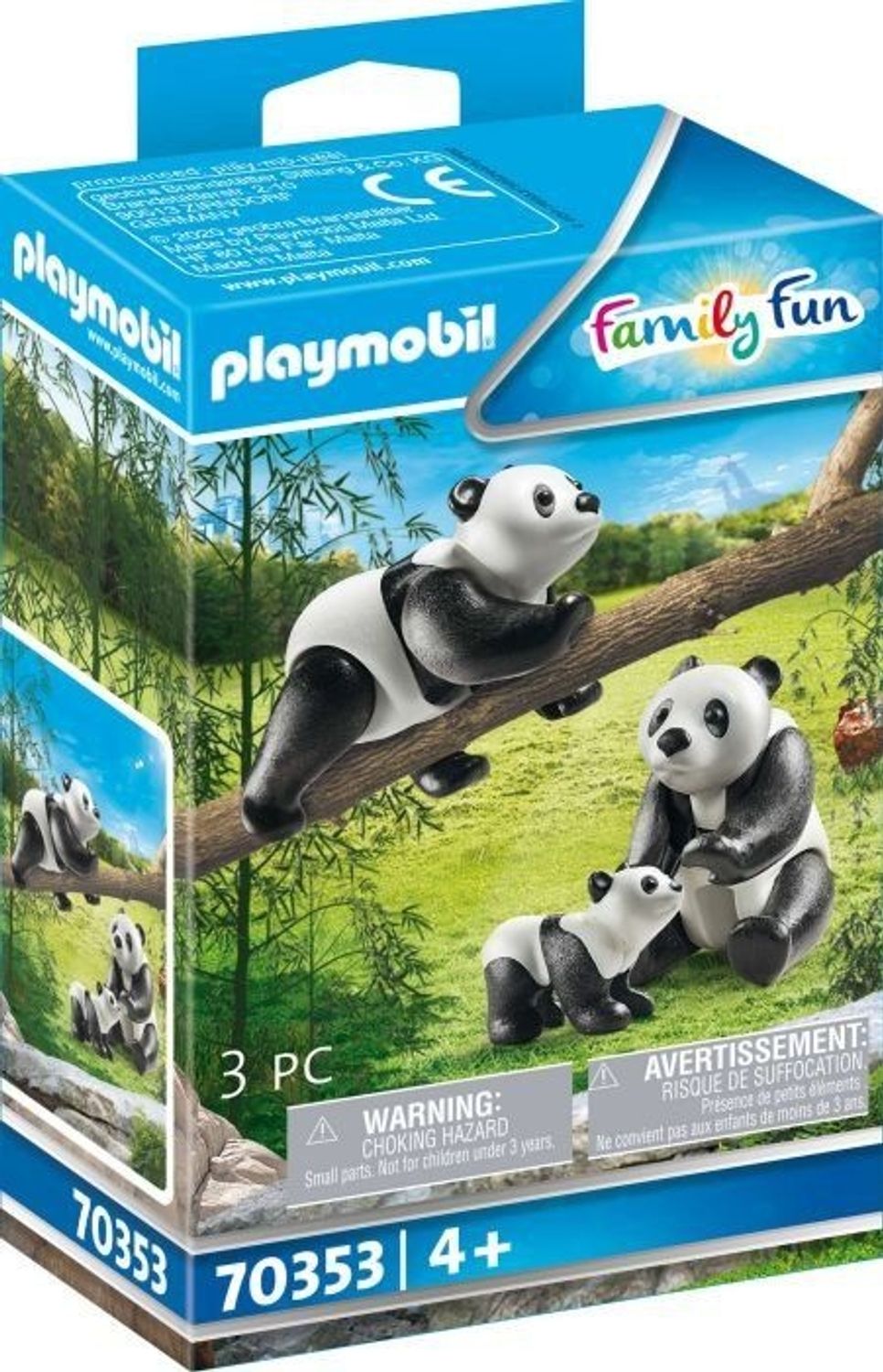 Playmobil 2 Pandas mit Baby - Bild 1