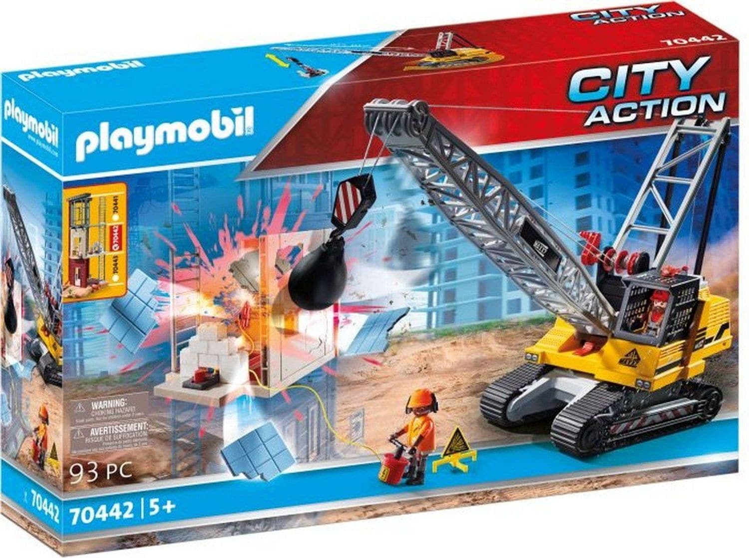 Playmobil Seilbagger mit Bauteil - Bild 1