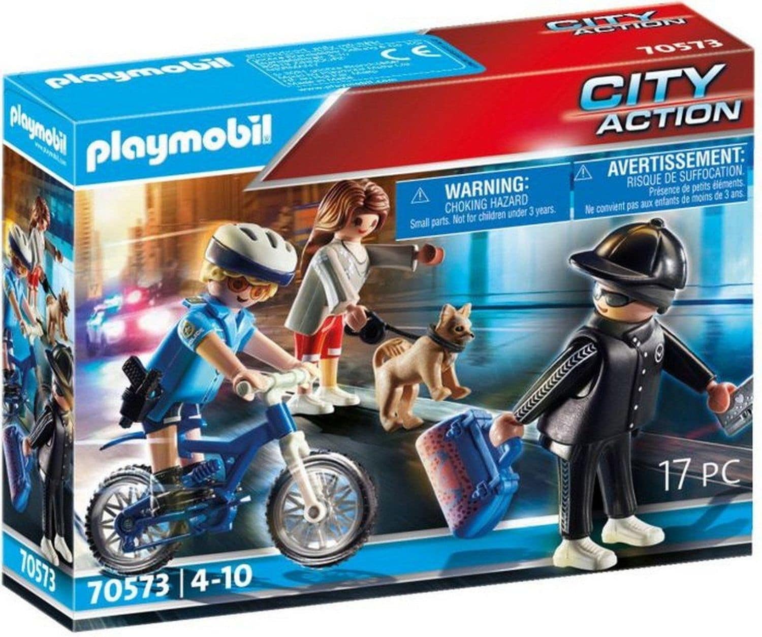 Playmobil Polizei-Fahrrad: Verfolgung des Taschendiebs - Bild 1