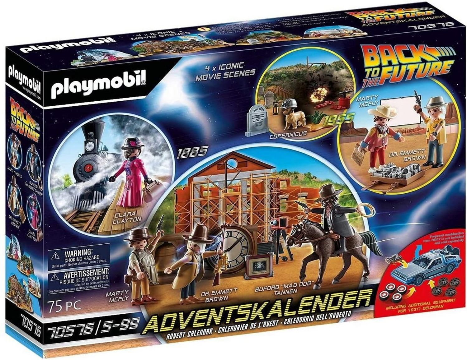 Playmobil Back to the Future Part III Kalender - Bild 1