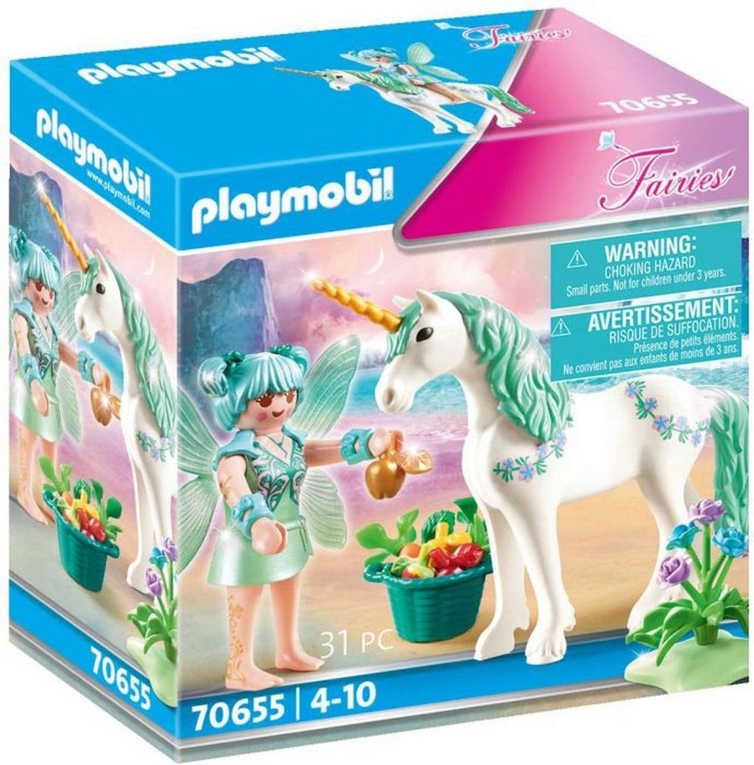 Playmobil Einhorn mit F&uuml;tter-Fee - Bild 1