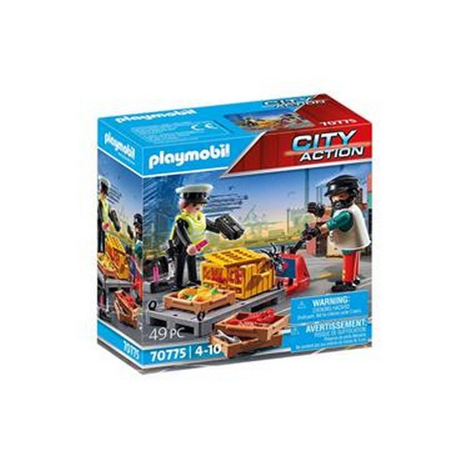 Playmobil Zollkontrolle mit Schwerlastpalette - Bild 1