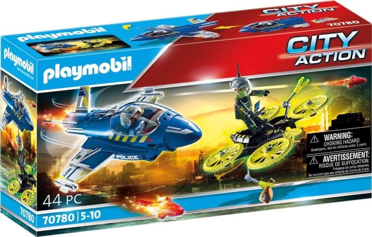Playmobil Polizei-Jet: Drohnen-Verfolgung - Bild 1