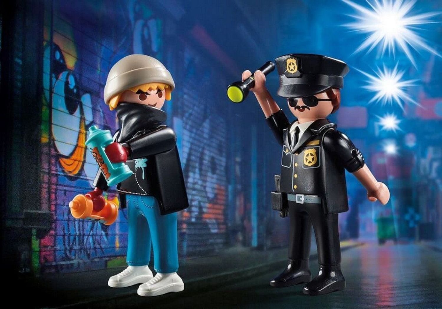 Playmobil Polizist und Sprayer DuoPack - Bild 1