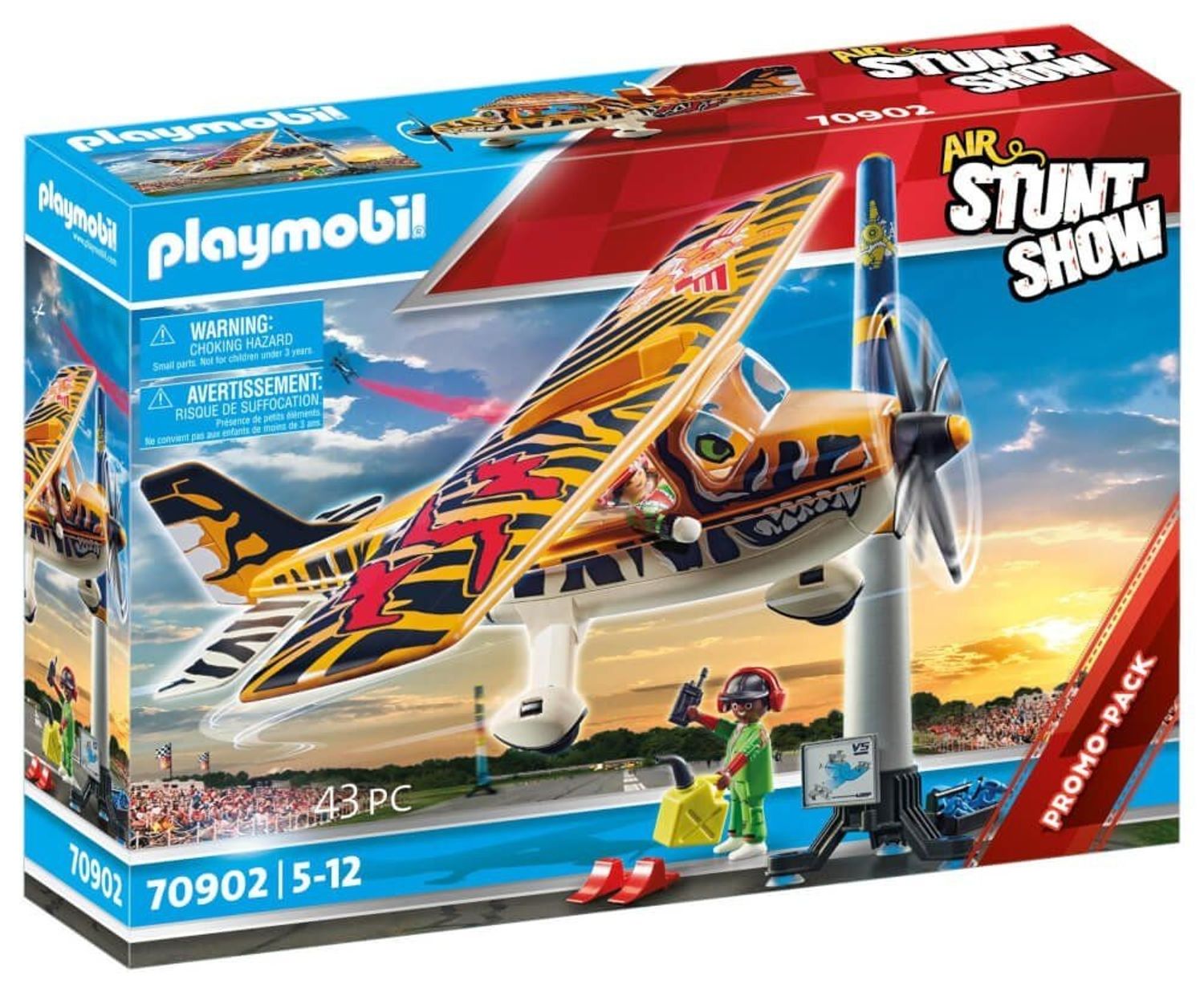 Playmobil Air Stuntshow Propeller-Flugzeug "Tiger" - Bild 1