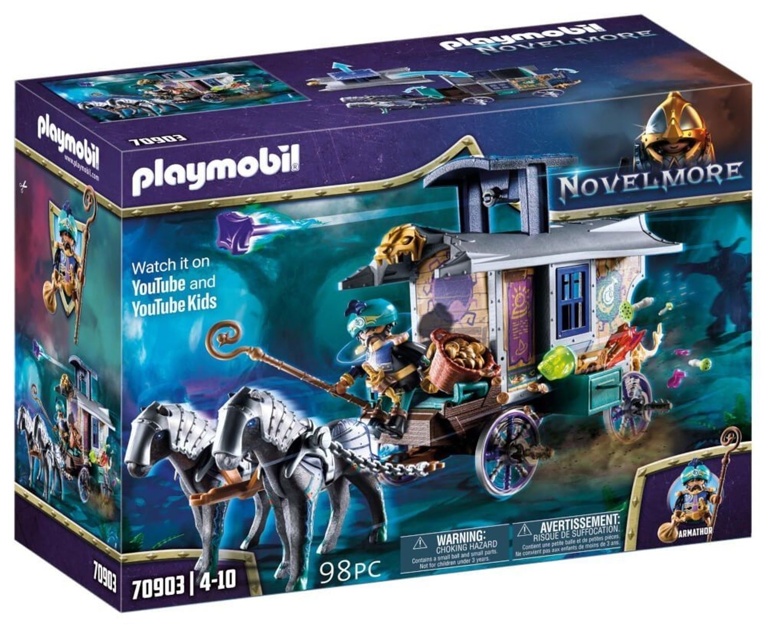 Playmobil Violet Vale H&auml;ndlerkutsche - Bild 1