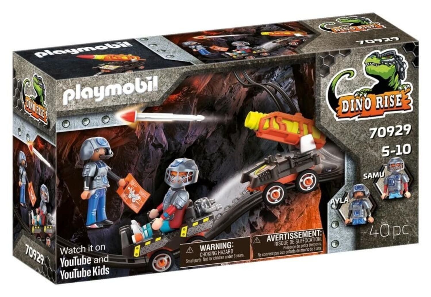 Playmobil Dino Mine Raketenkart | 04008789709295