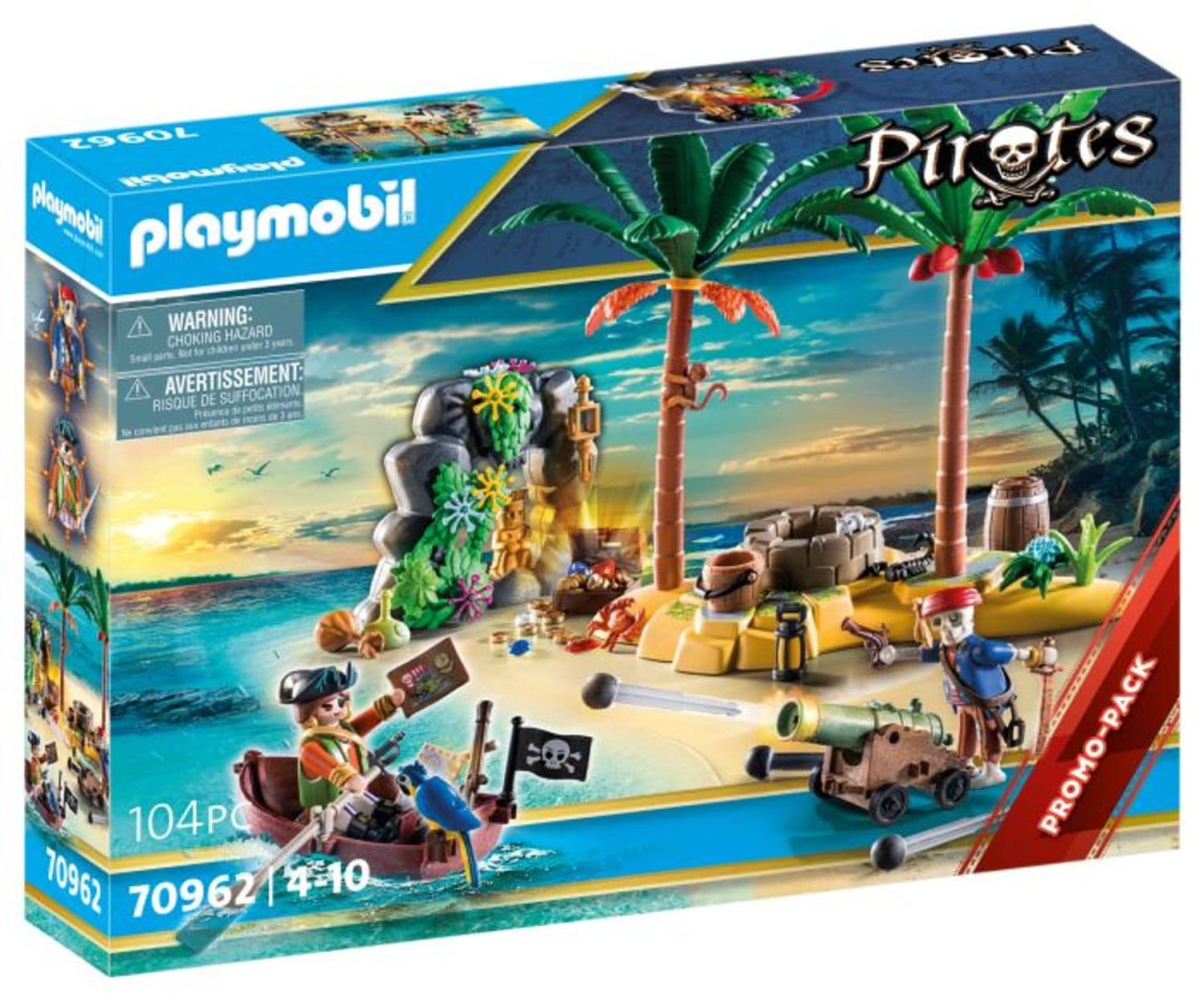 Playmobil Piratenschatzinsel mit Skelett - Bild 1