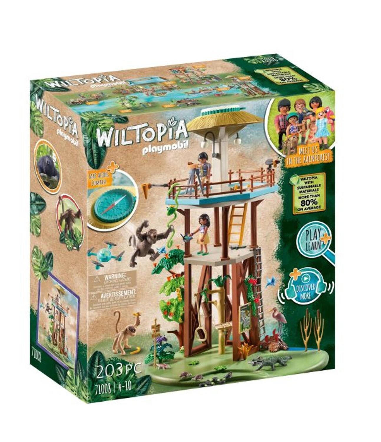 Playmobil Forschungsturm mit Kompass | 04008789710086