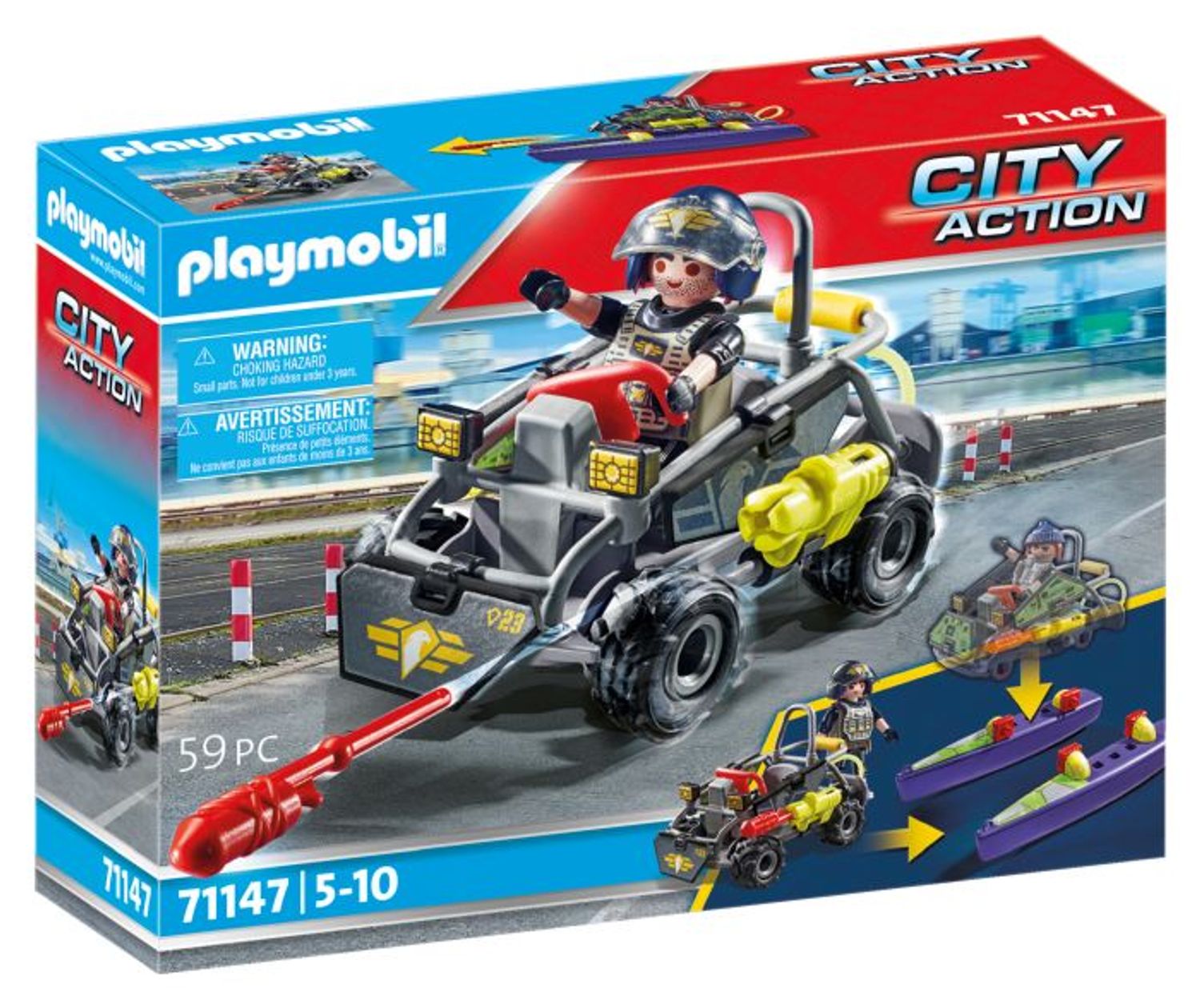 Playmobil SWAT-Multi-Terrain-Quad - Bild 1