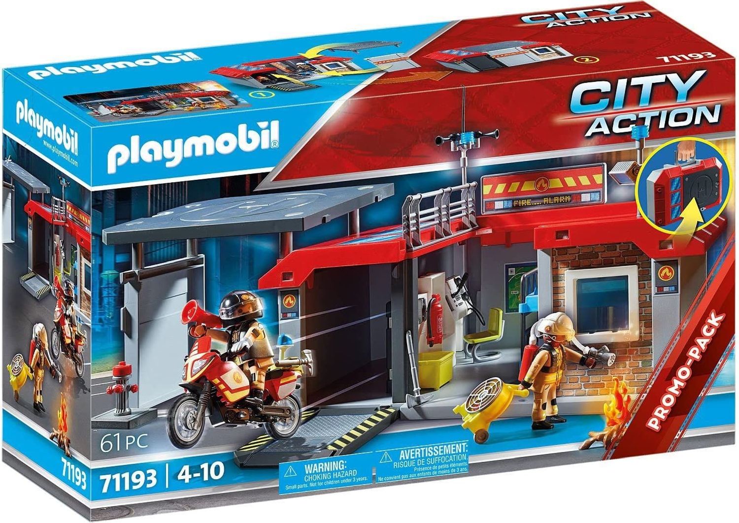 Playmobil Mitnehm- Feuerwehrstation - Bild 1