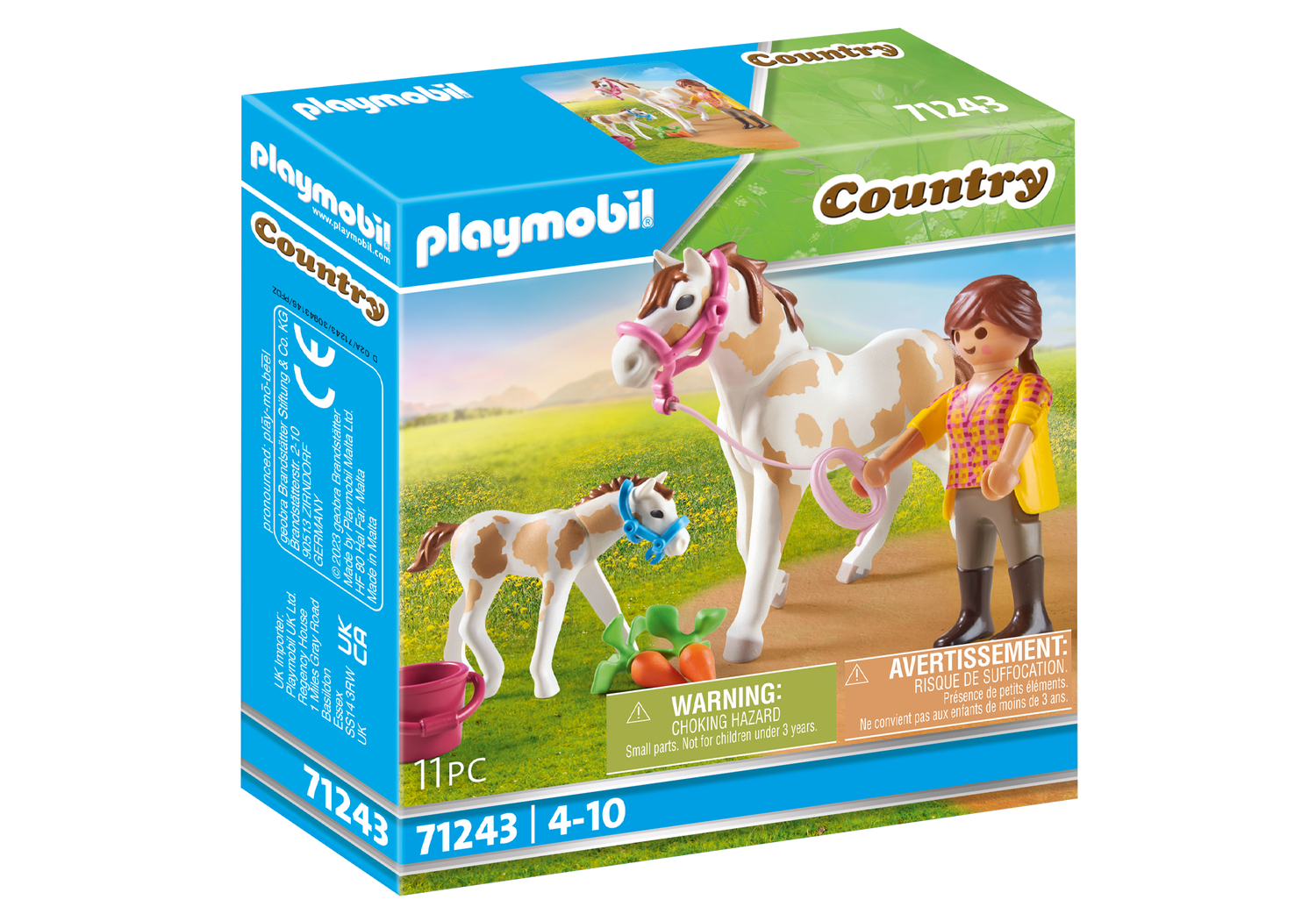 Playmobil Pferd mit Fohlen - Bild 1