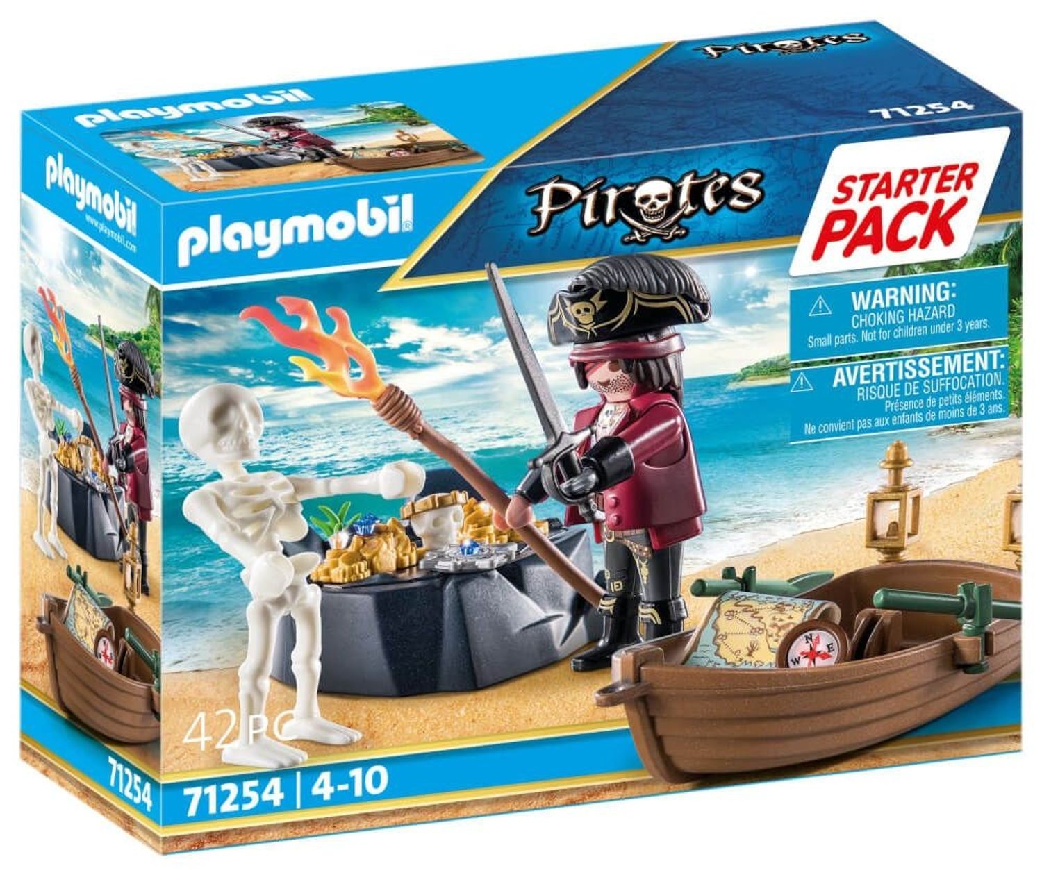 Playmobil Pirat mit Ruderboot - Bild 1