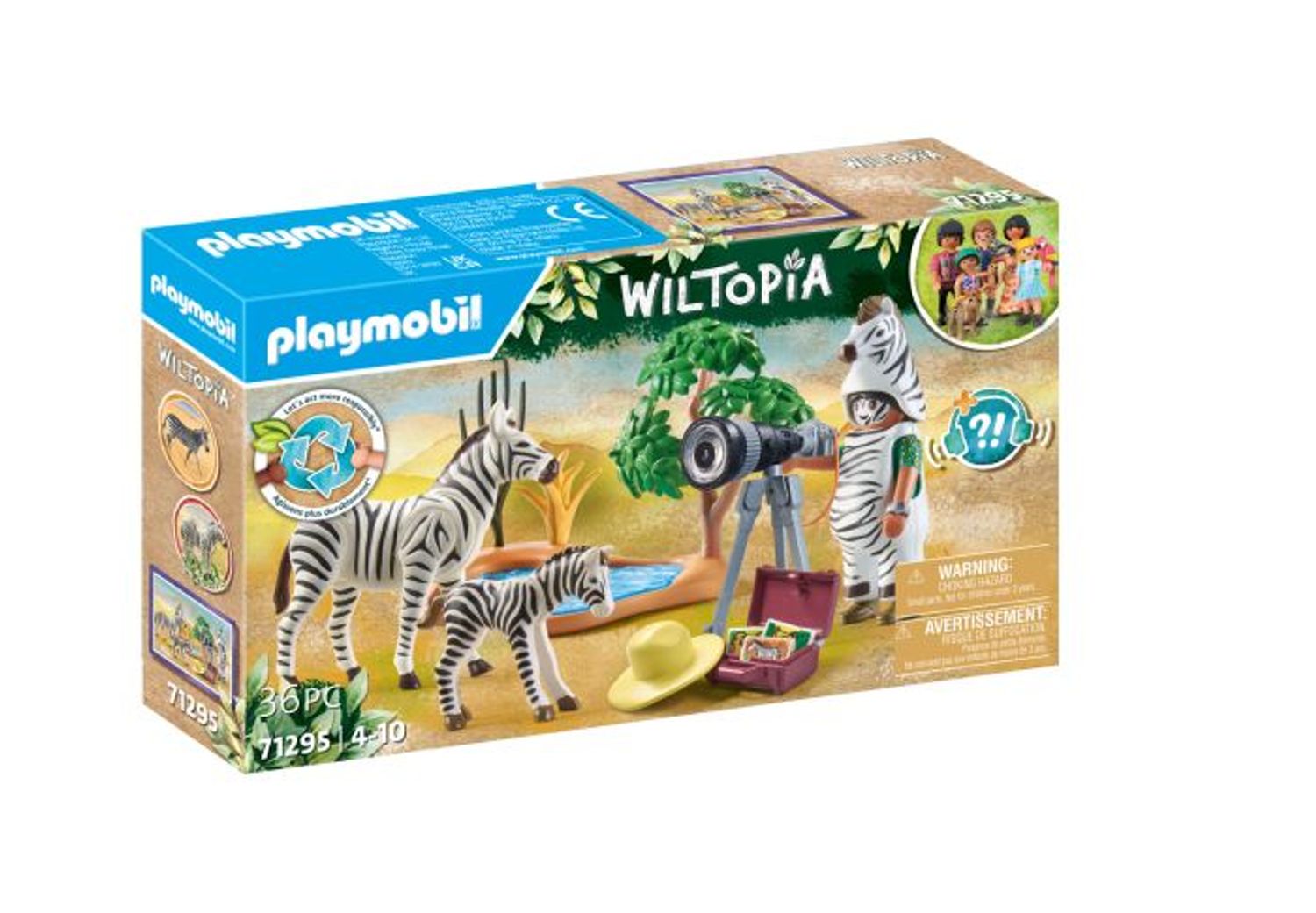 Playmobil Unterwegs mit der Tierfotografin - Bild 1