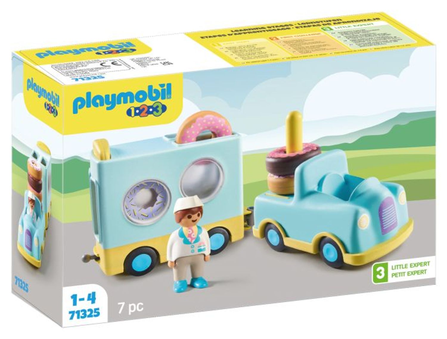 Playmobil Verr&uuml;ckter Donut Truck mit Stapel- und Sortierfunktion - Bild 1