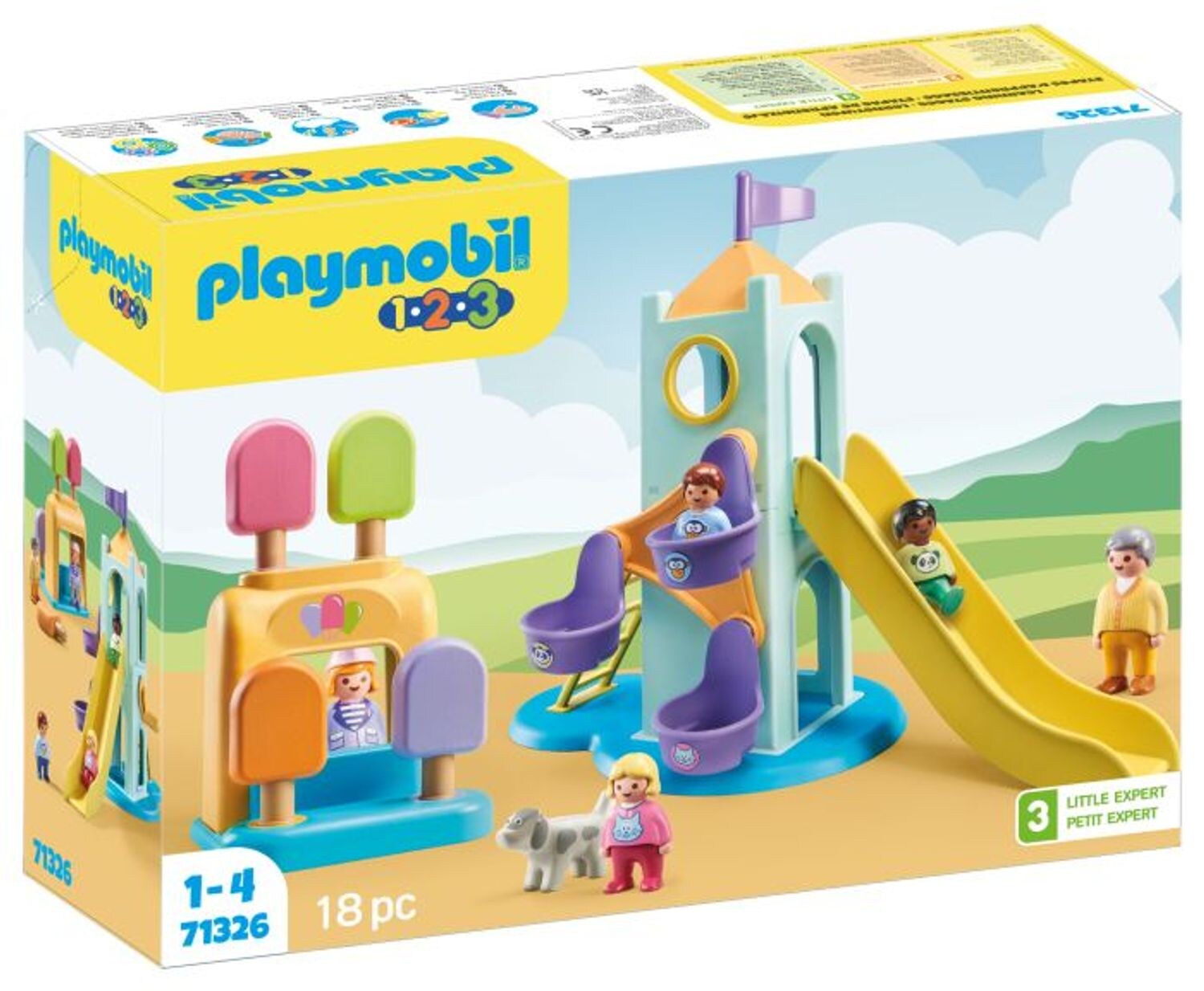 Playmobil 1.2.3: Erlebnisturm mit Eisstand | 04008789713261