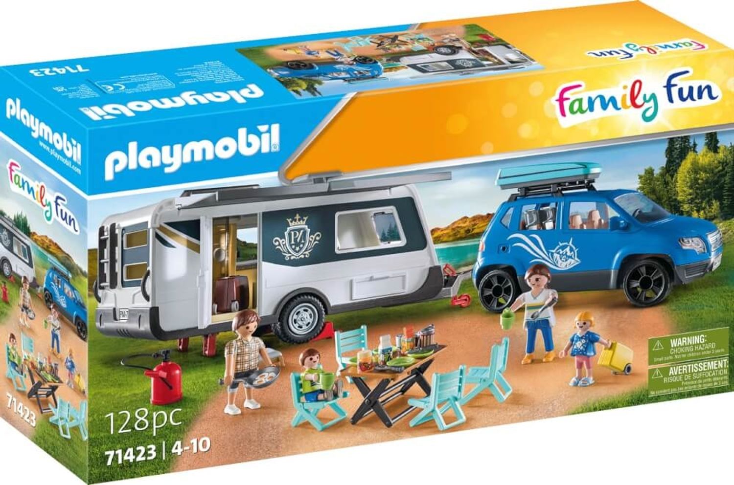 Playmobil Wohnwagen mit Auto - Bild 1