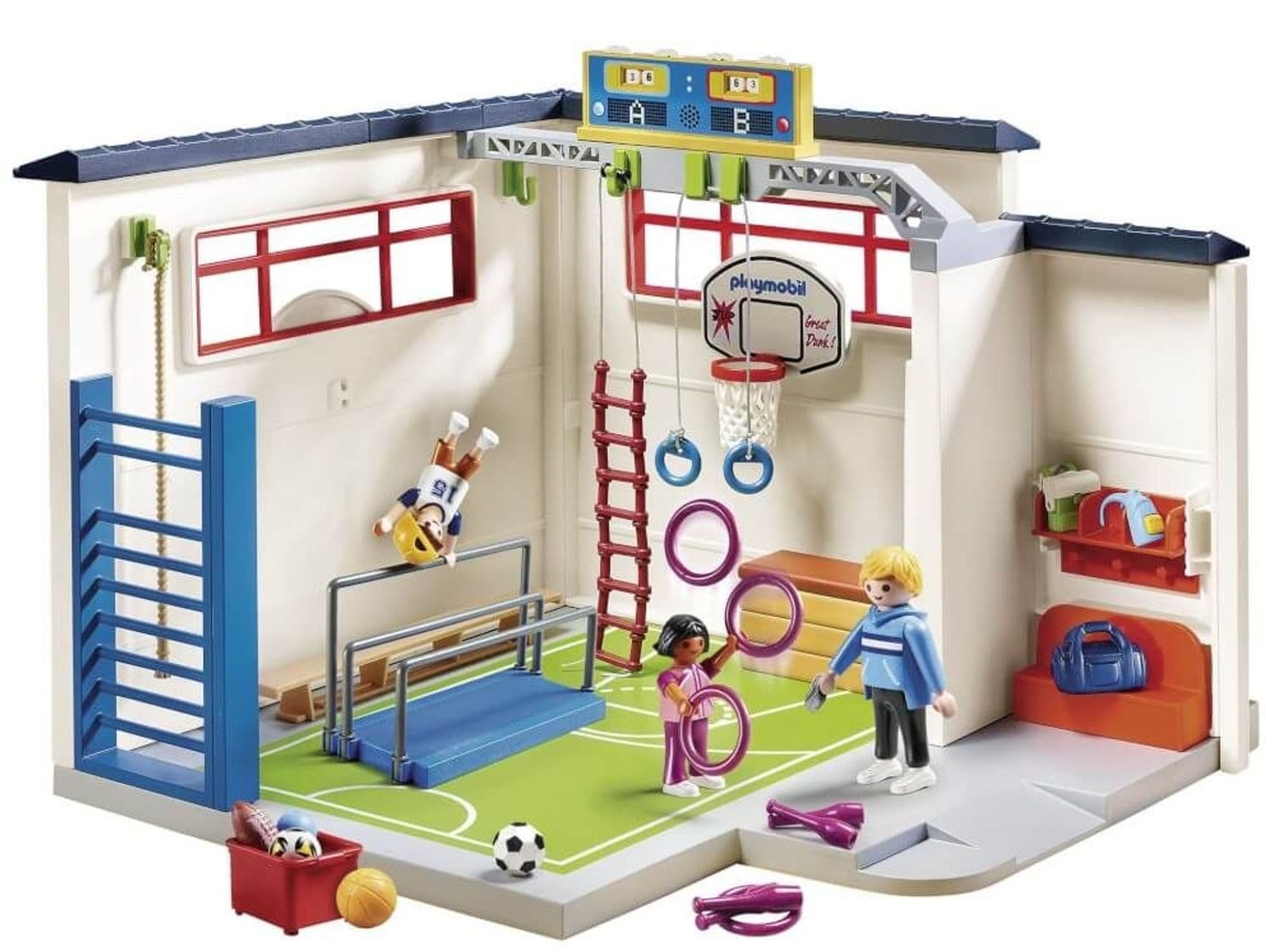 Playmobil Turnhalle mit umfangreichem Zubeh&ouml;r - Bild 1