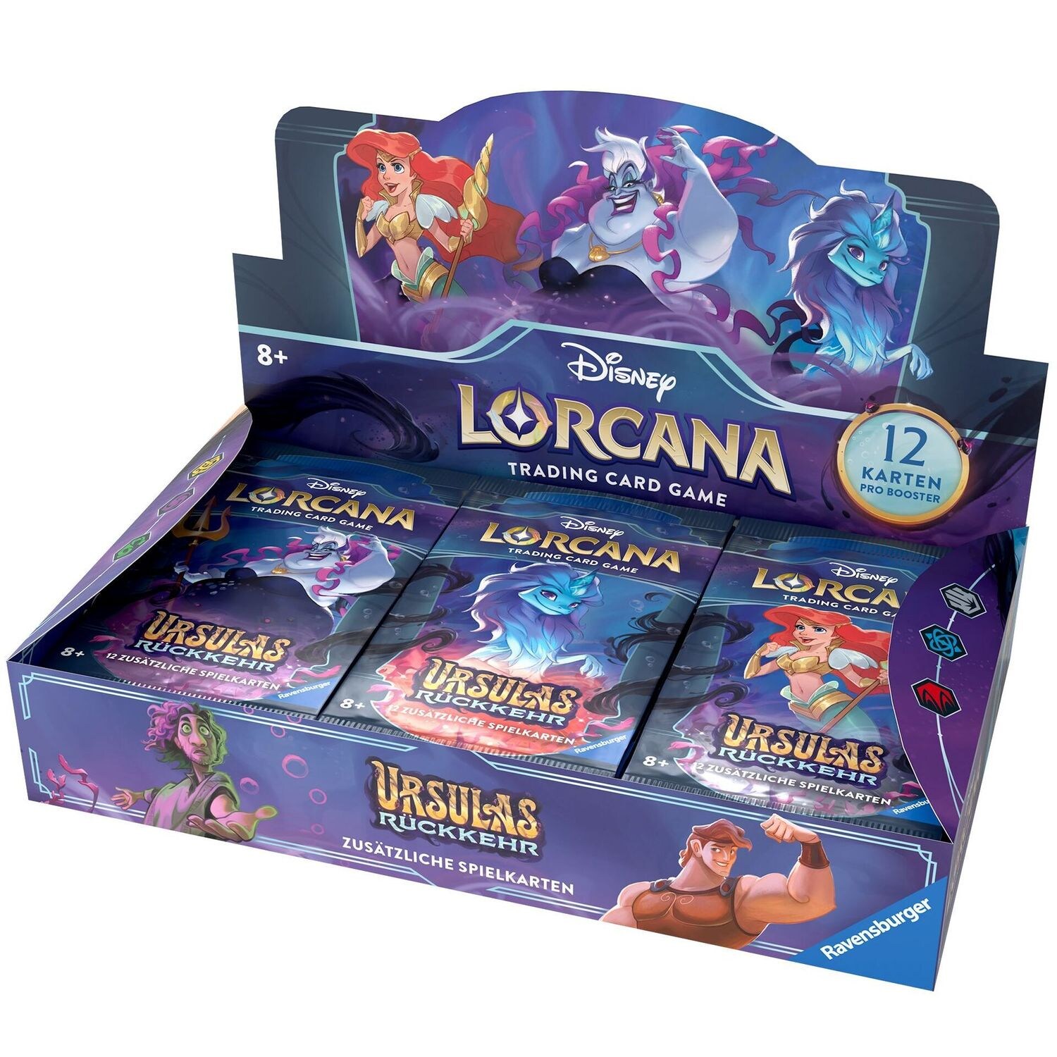 Ravensburger Disney Lorcana Ursulas Rückkehr Display mit 24 Booster | 04050368983435