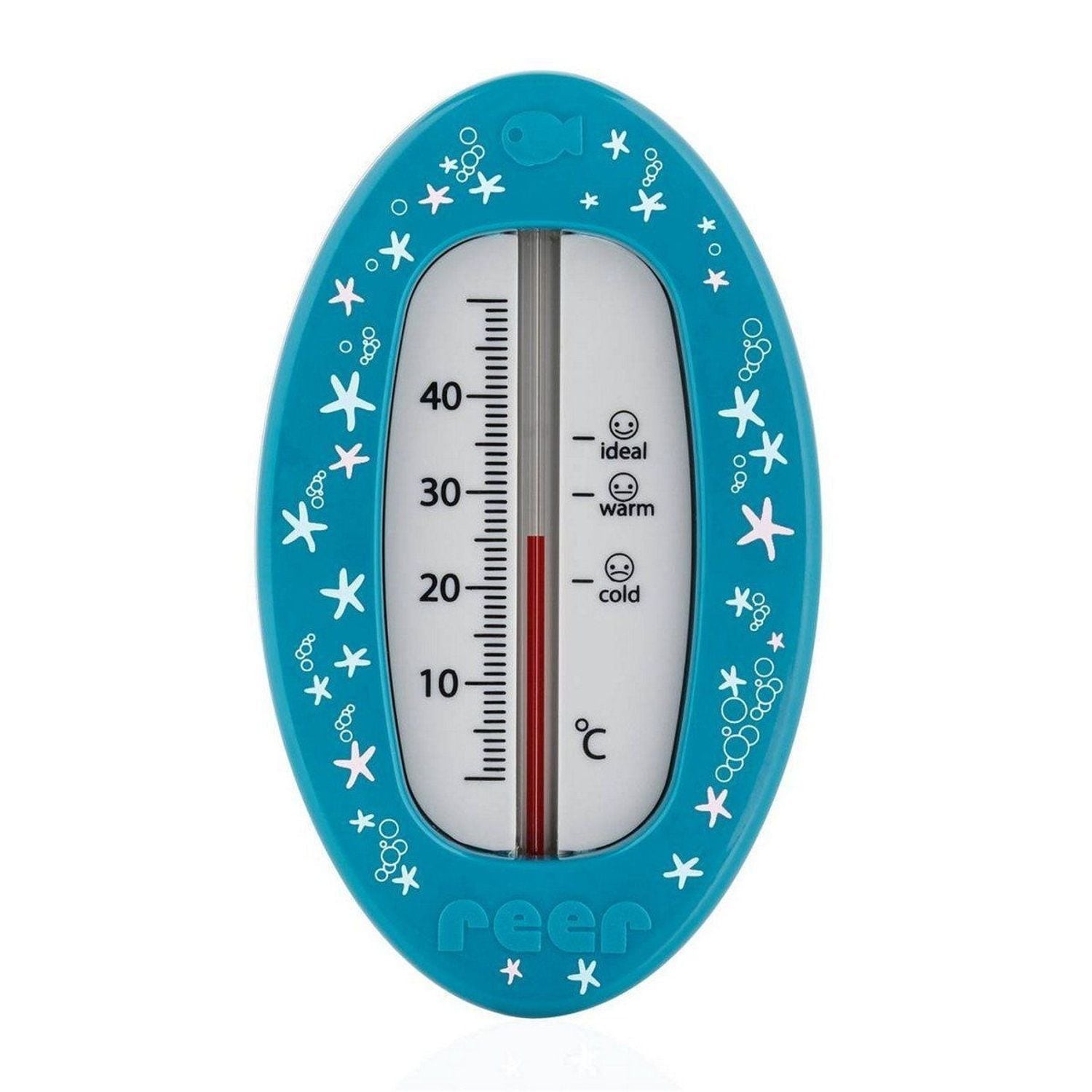 reer Badethermometer oval blau - Bild 1