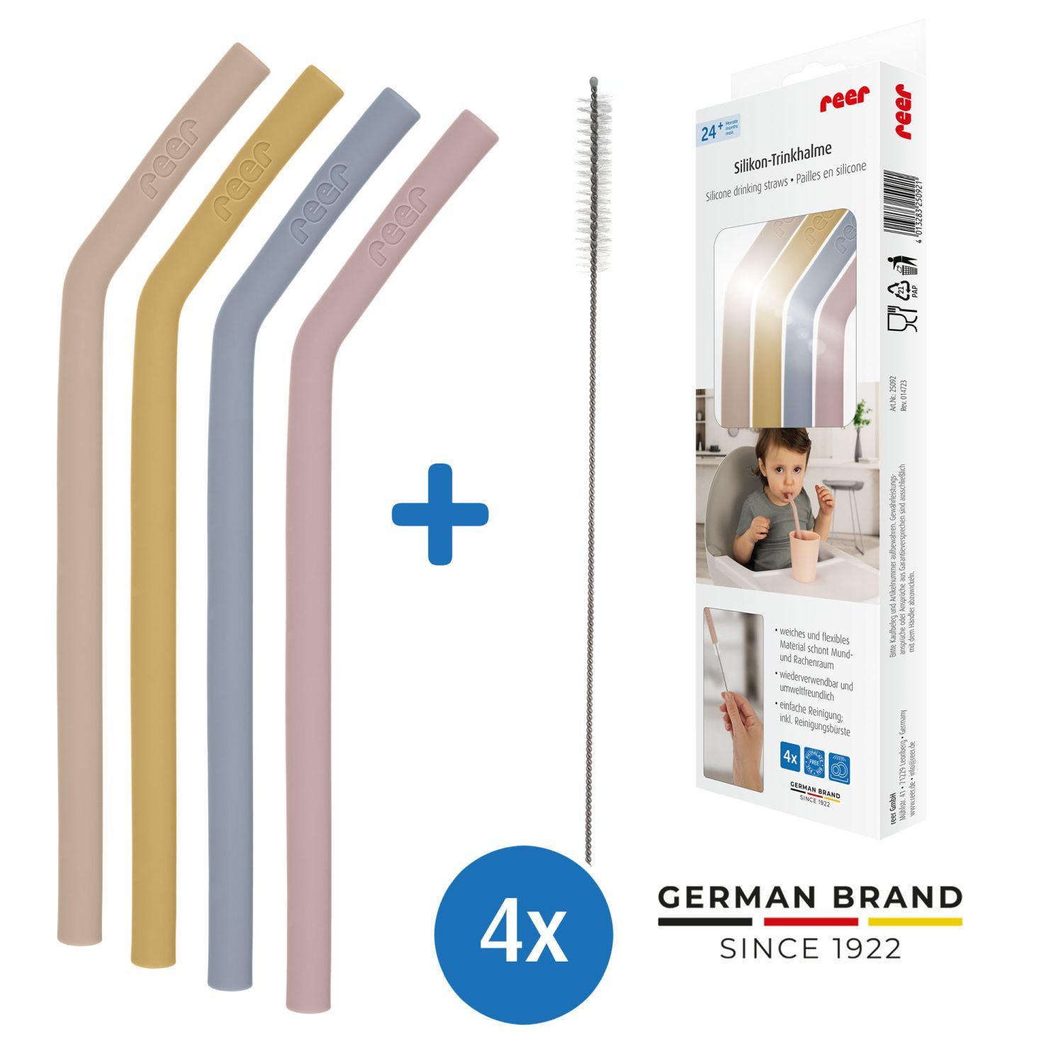 reer Silikontrinkhalme - Bild 1