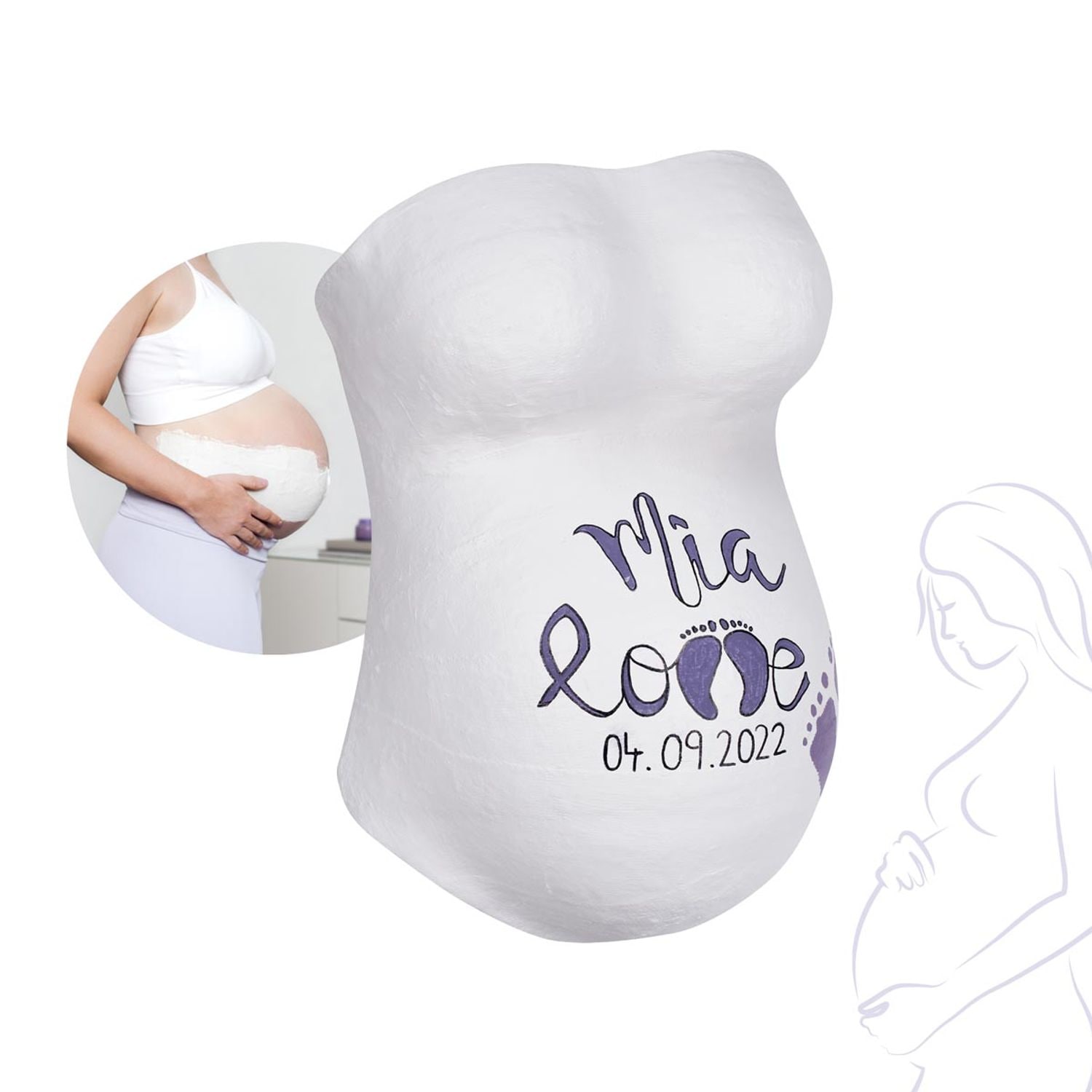 reer reer mama Babybauch-Gipsabdruck-Set - Bild 1