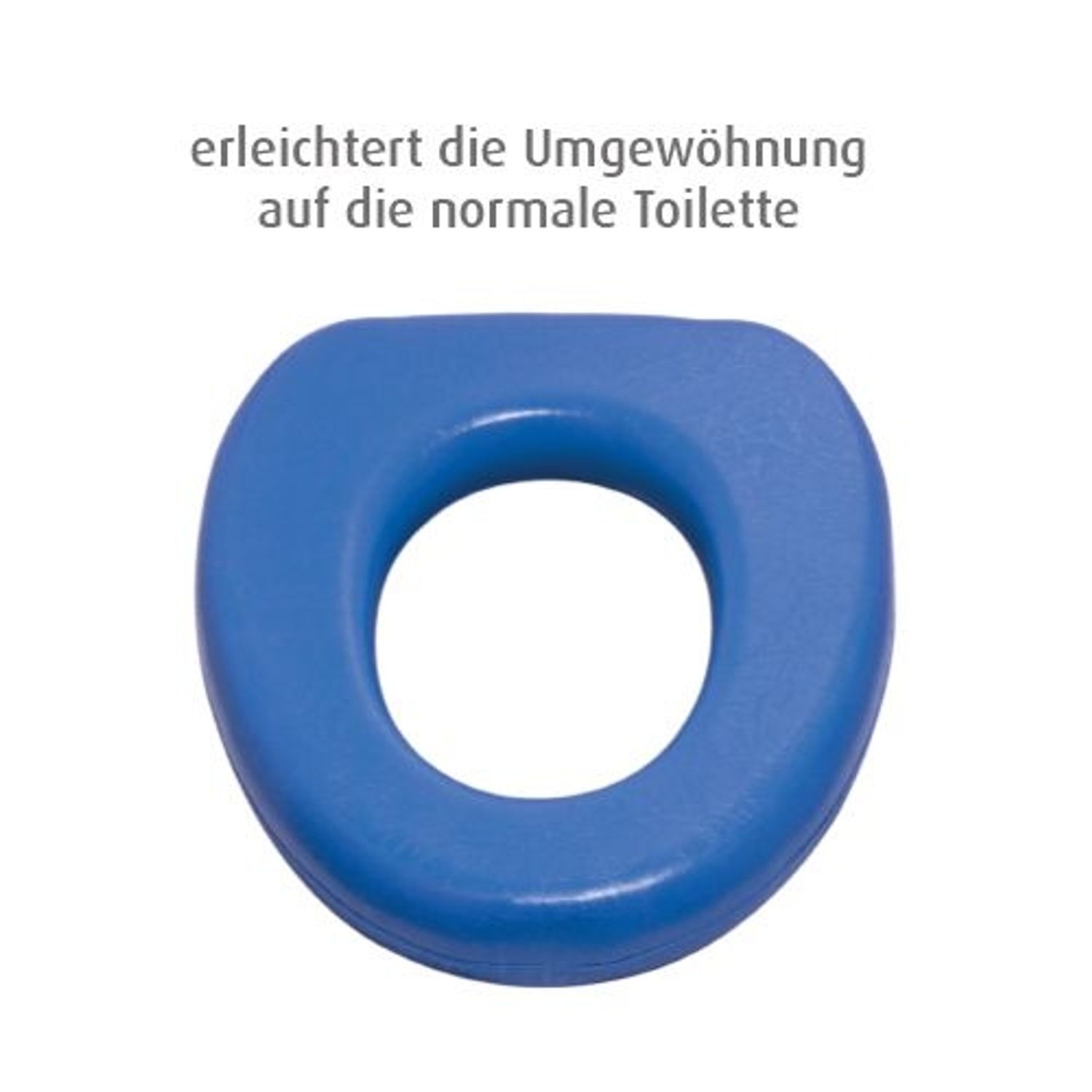 reer WC-Sitz soft, blau - Bild 1