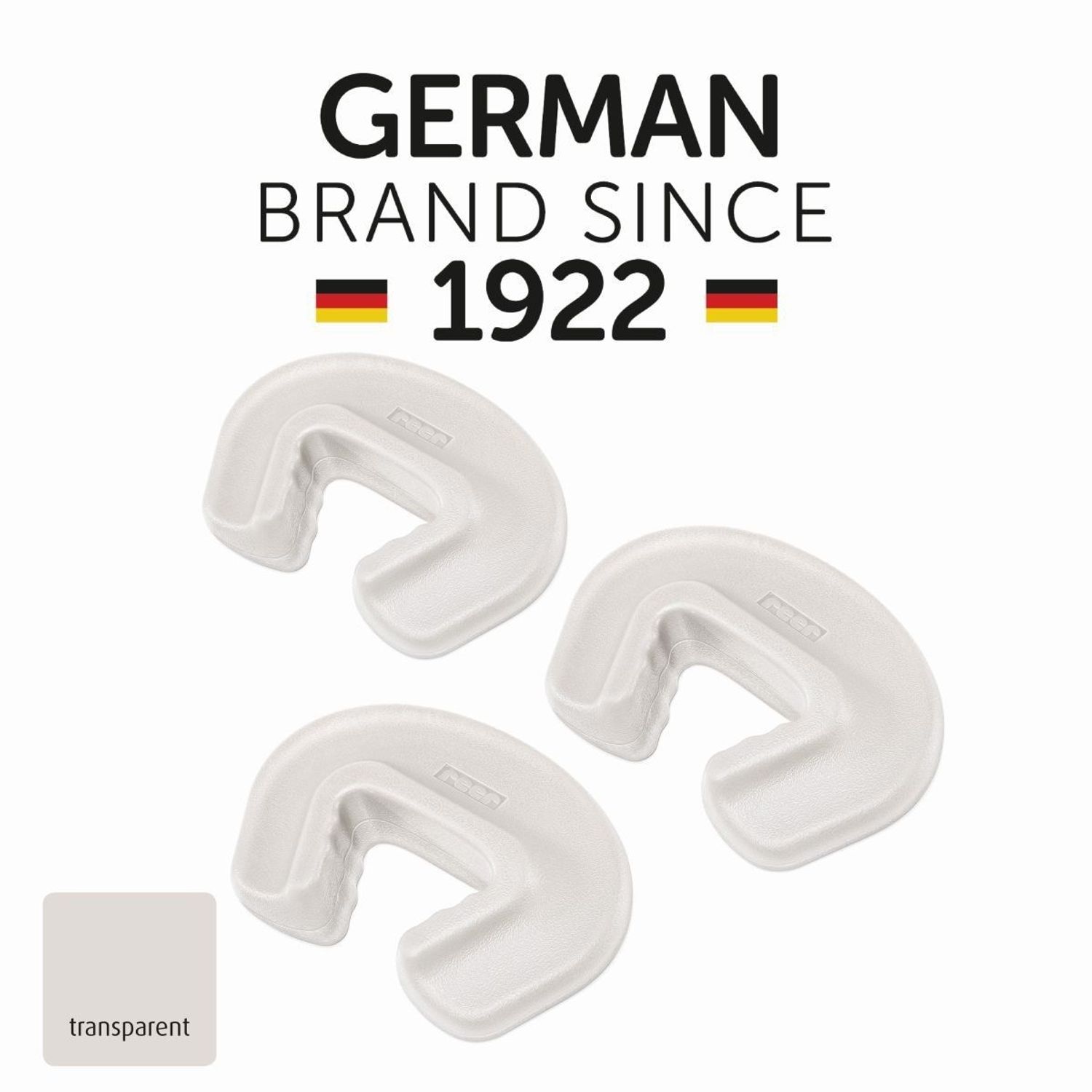 reer [3 St&uuml;ck] T&uuml;rstopper transparent - Bild 1