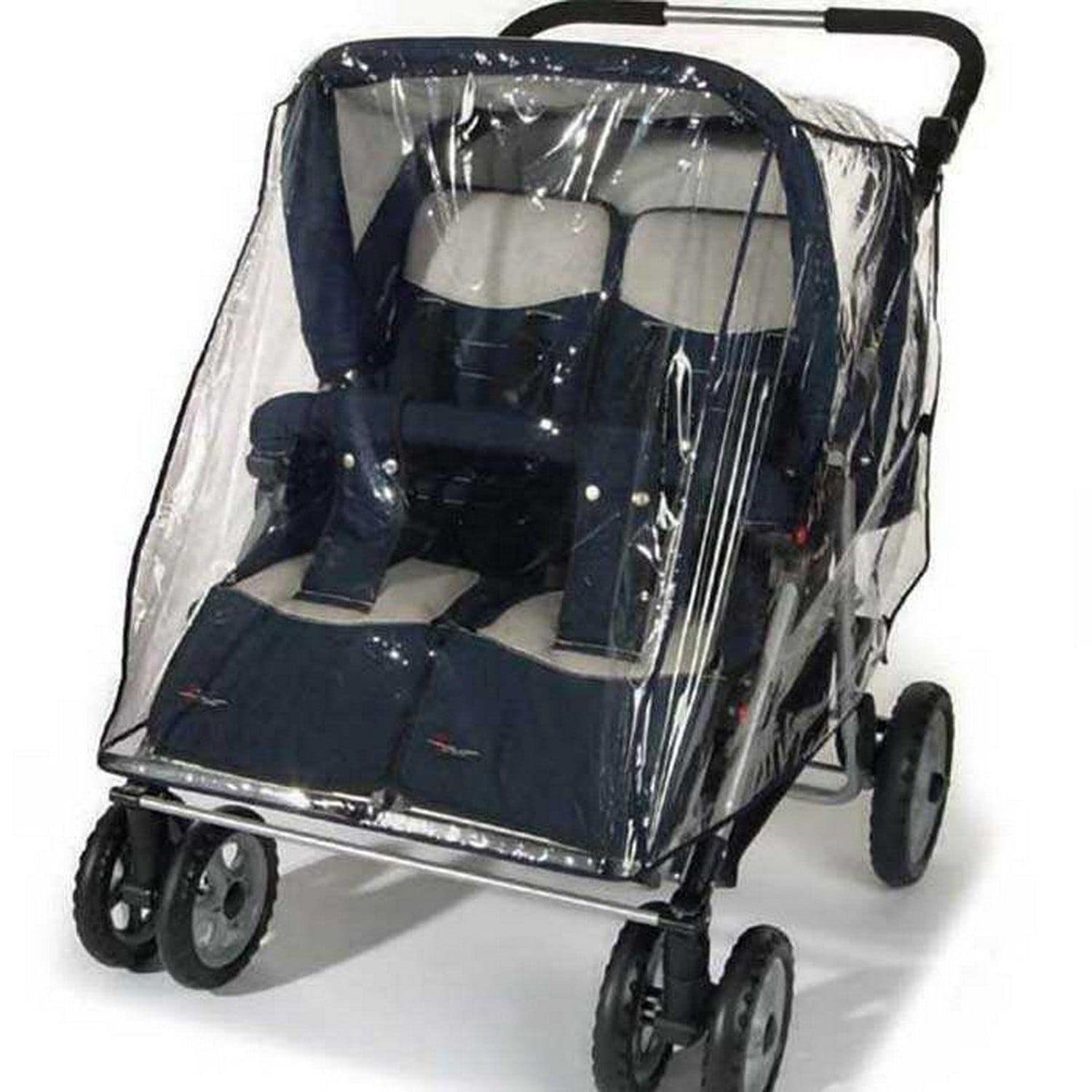 reer Regenschutz f&uuml;r Zwillingswagen - Bild 1