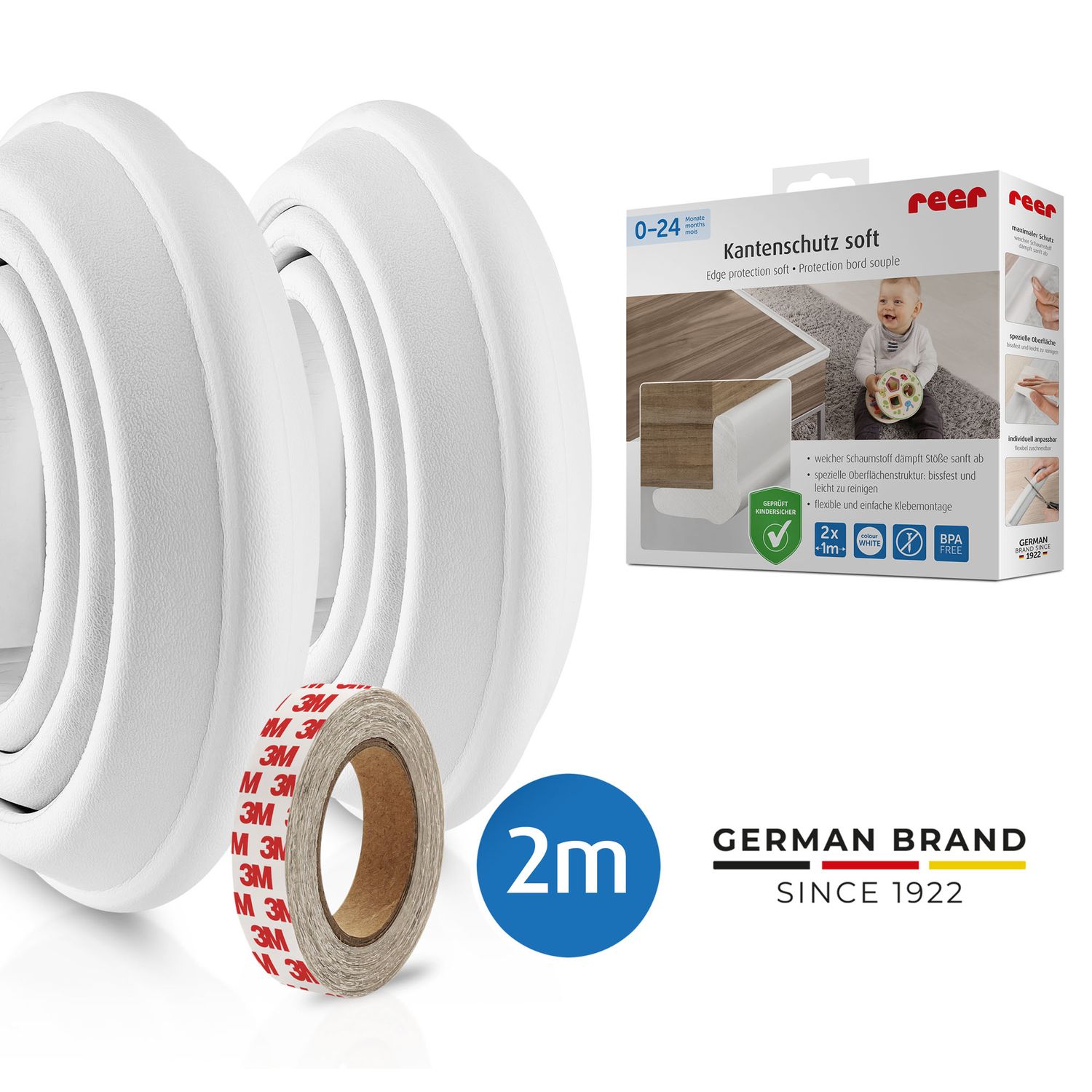 reer Kantenschutz soft wei&szlig; - Bild 1