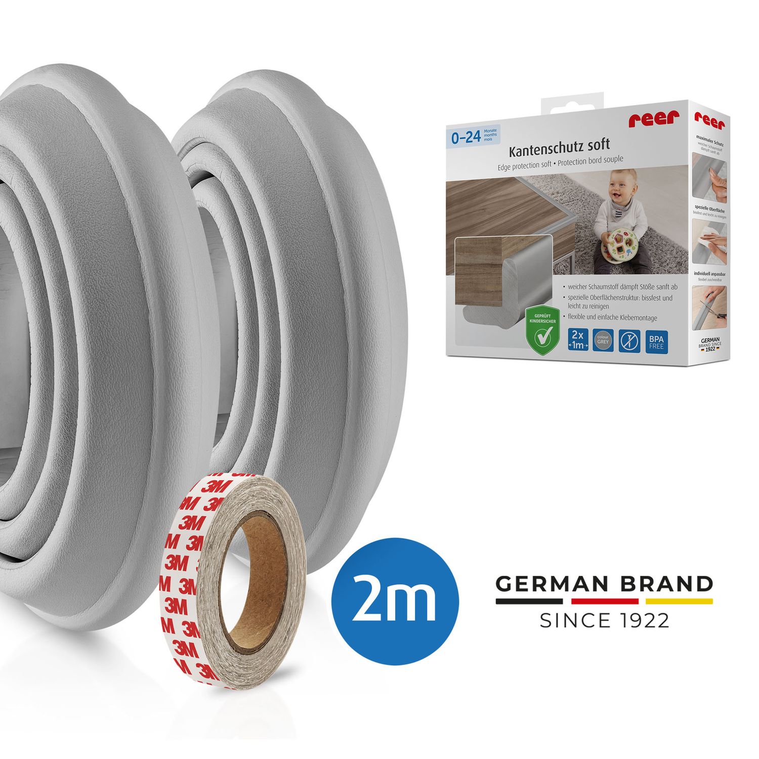 reer Kantenschutz soft grau - Bild 1