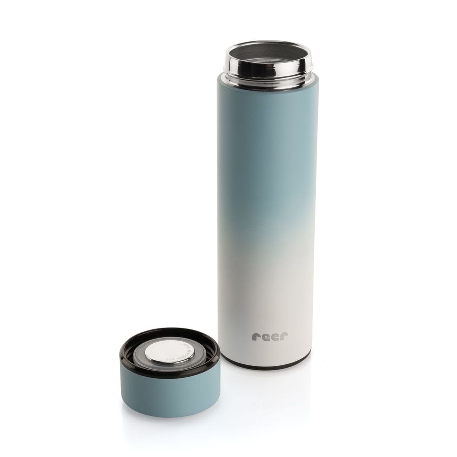 reer ColourDesign Edelstahl-Isolierflasche 450 ml blau - Bild 1