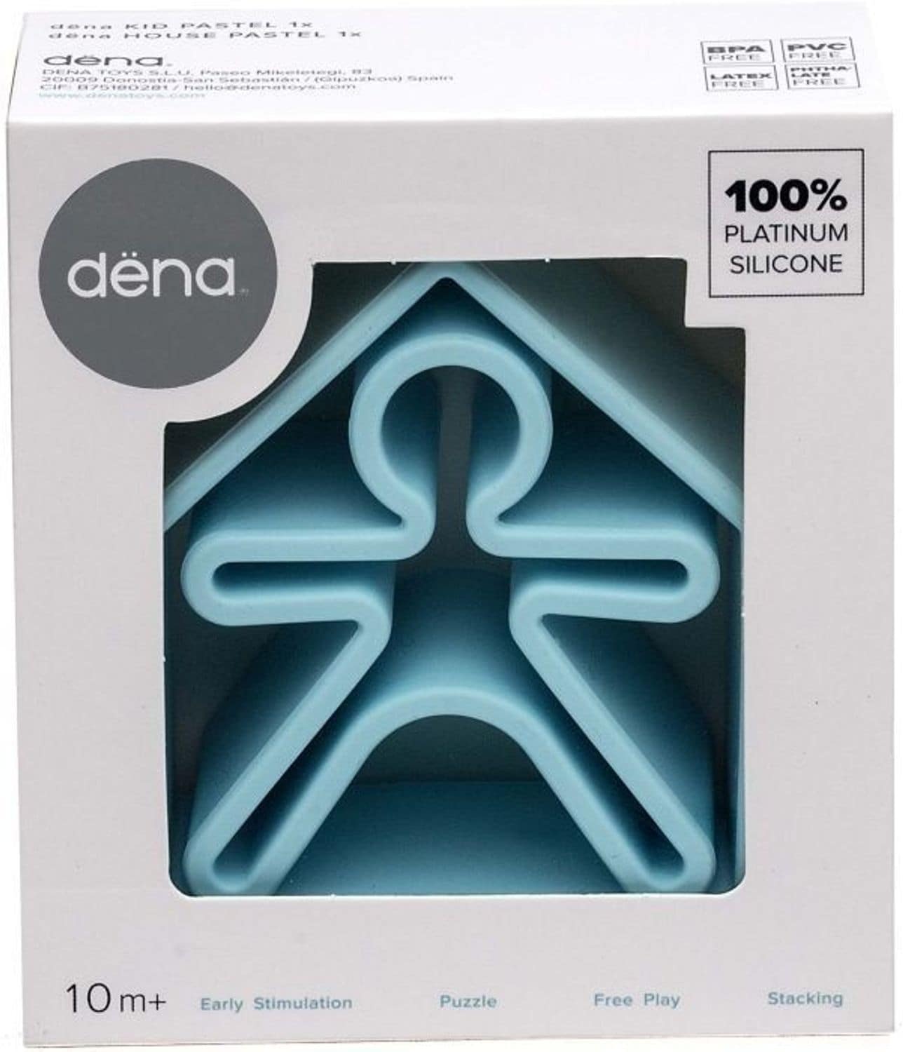 reer d&euml;na Spielbei&szlig;ring 1x KID + 1x HOUSE, blau - Bild 1