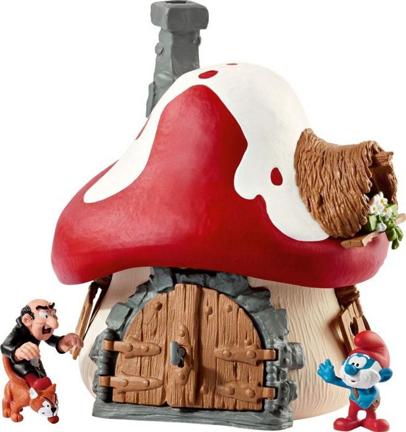 Schleich Schlumpf Haus mit 2 Figuren - Bild 1
