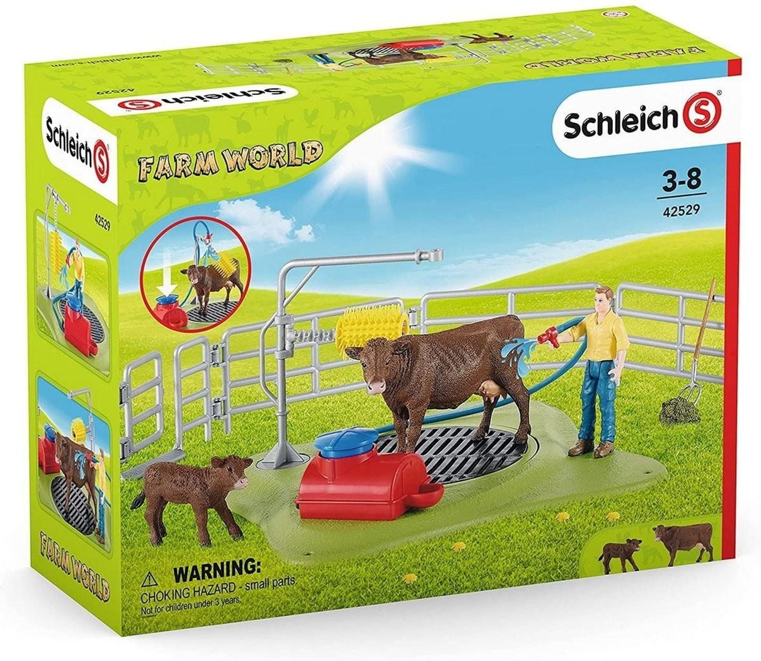 Schleich Kuh Waschstation - Bild 1
