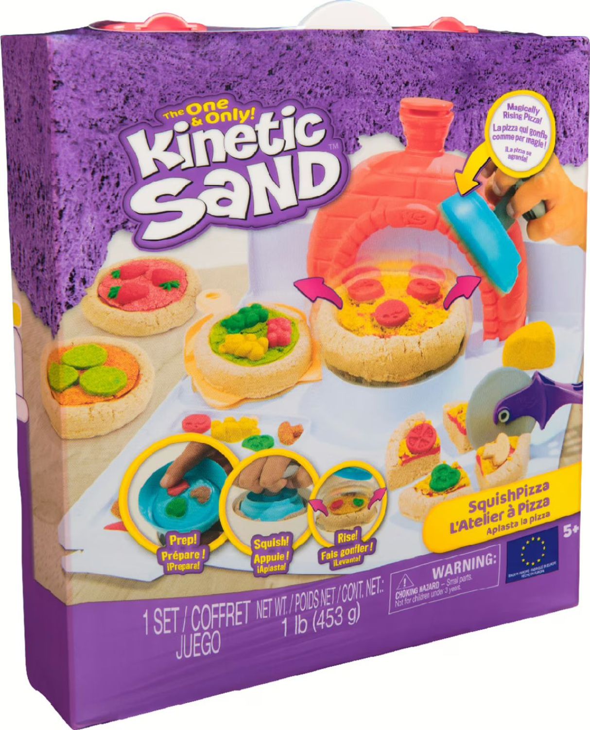 Spin Master Kinetic Sand Squish Pizza Set - Bild 1