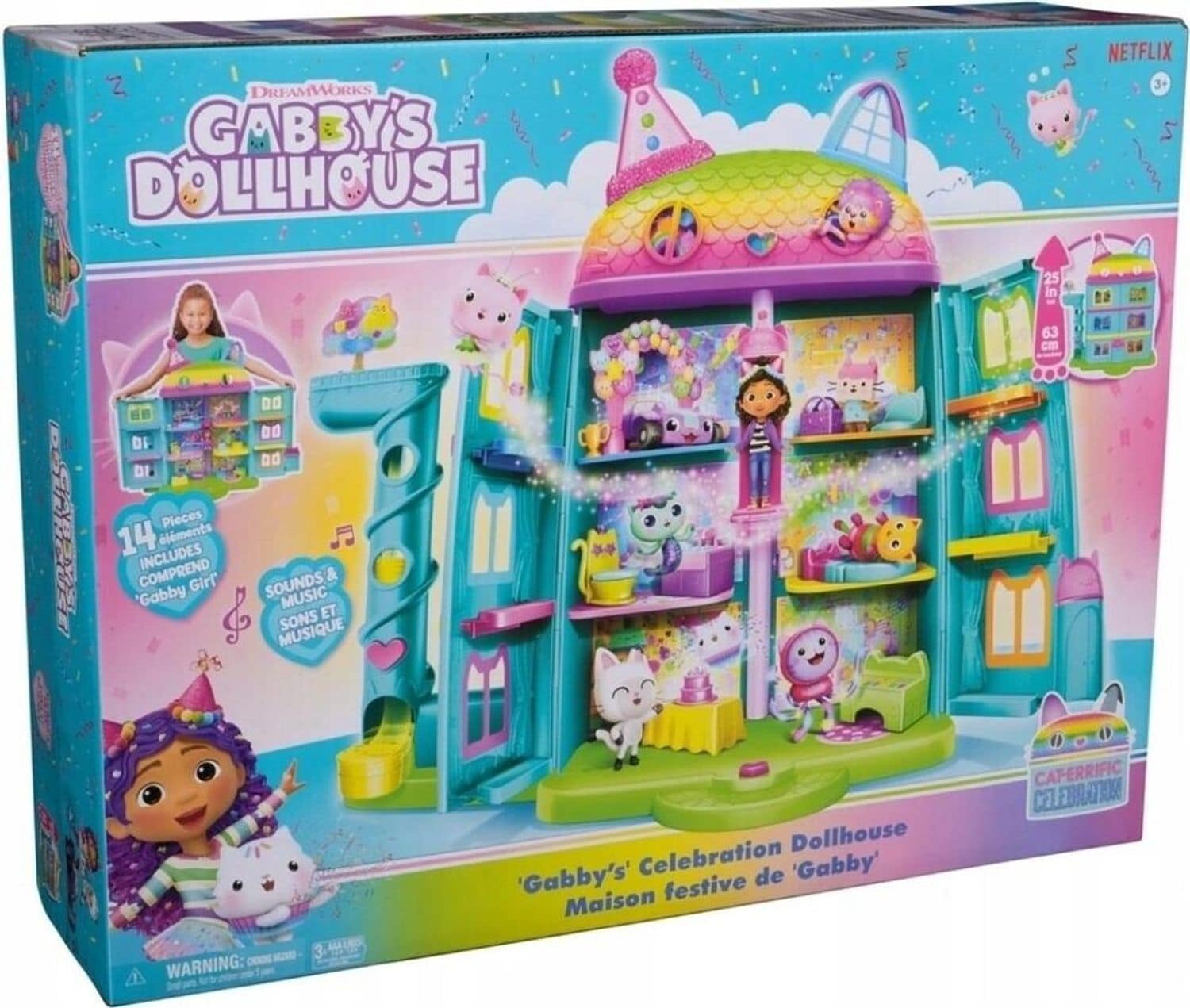 Spin Master Gabby`s Dollhouse Purrfect Puppenhaus Celebration - Bild 1
