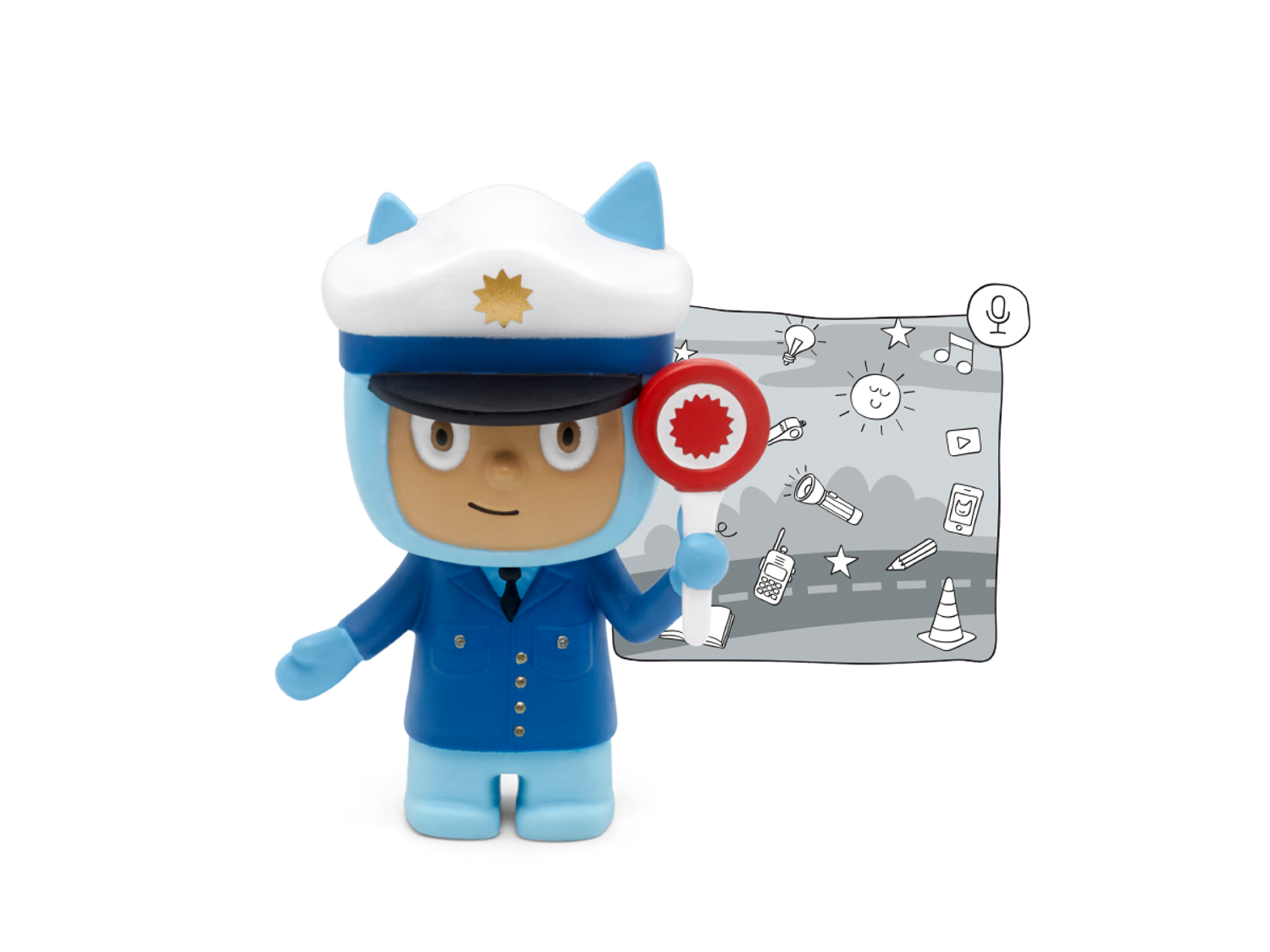 tonies Kreativ-Tonie Polizist (hellbraun) - Bild 1