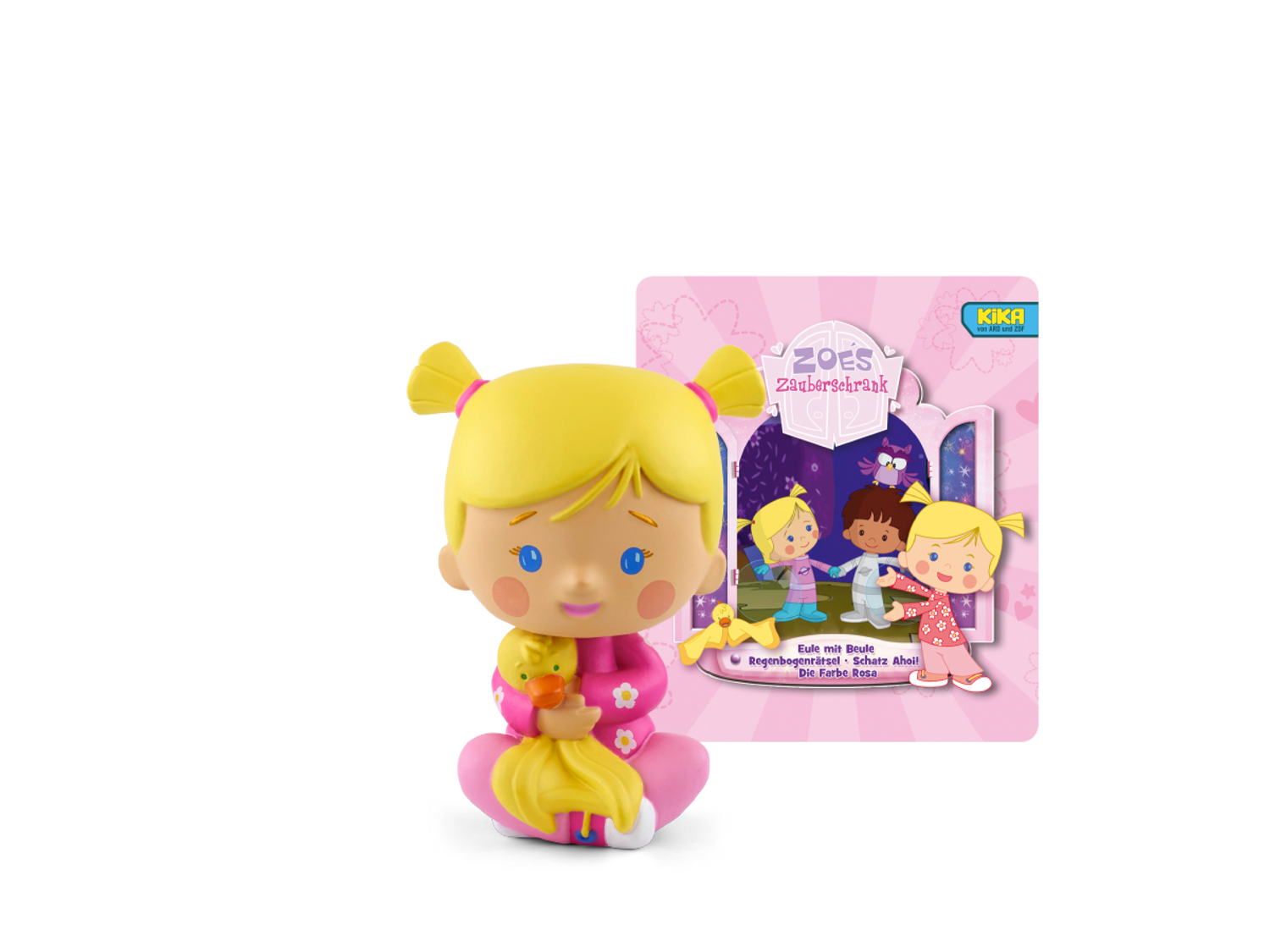 tonies Zo&eacute;s Zauberschrank - Eule / Regenbogenr&auml;tsel / Schatz Ahoi / Farbe Rosa - Bild 1