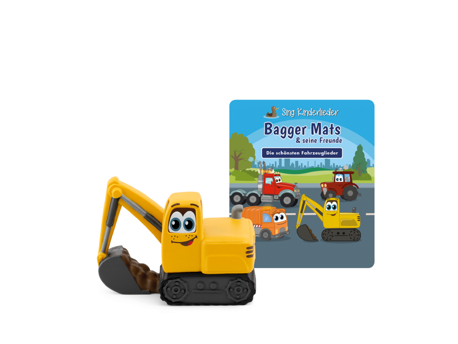 tonies Sing Kinderlieder - Bagger Mats & seine Freunde: Die sch&ouml;nsten Fahrzeuglieder - Bild 1
