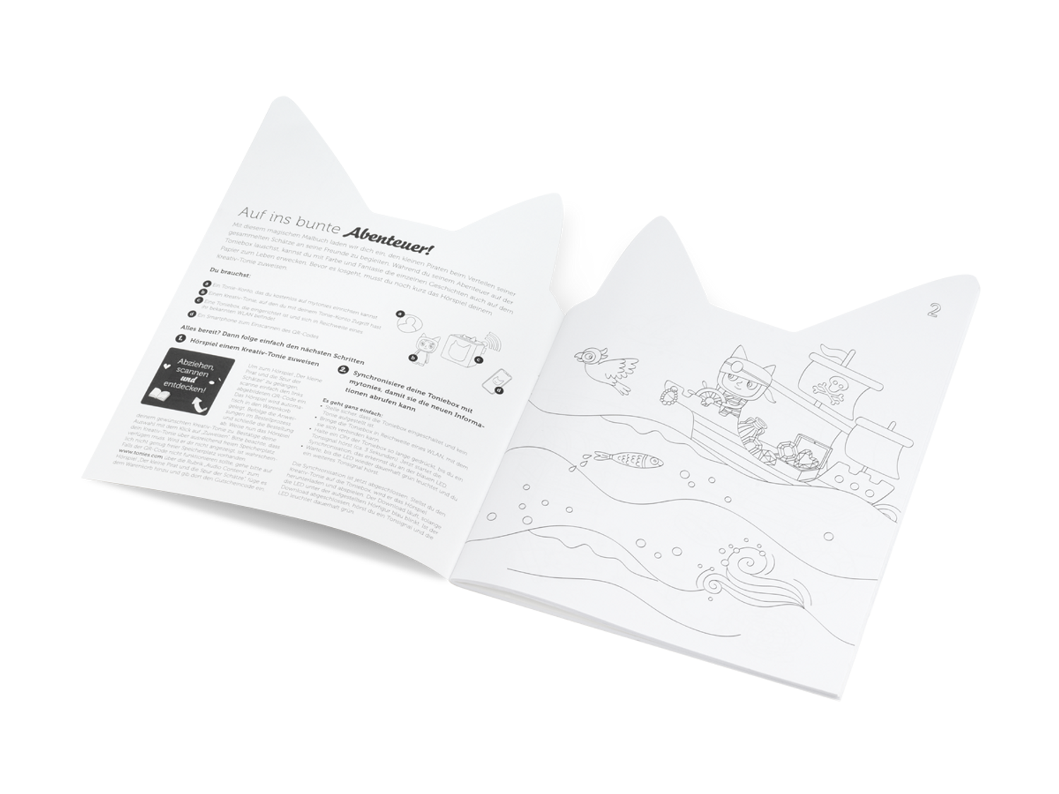 tonies H&ouml;ren+ Pirat Malbuch - Bild 1